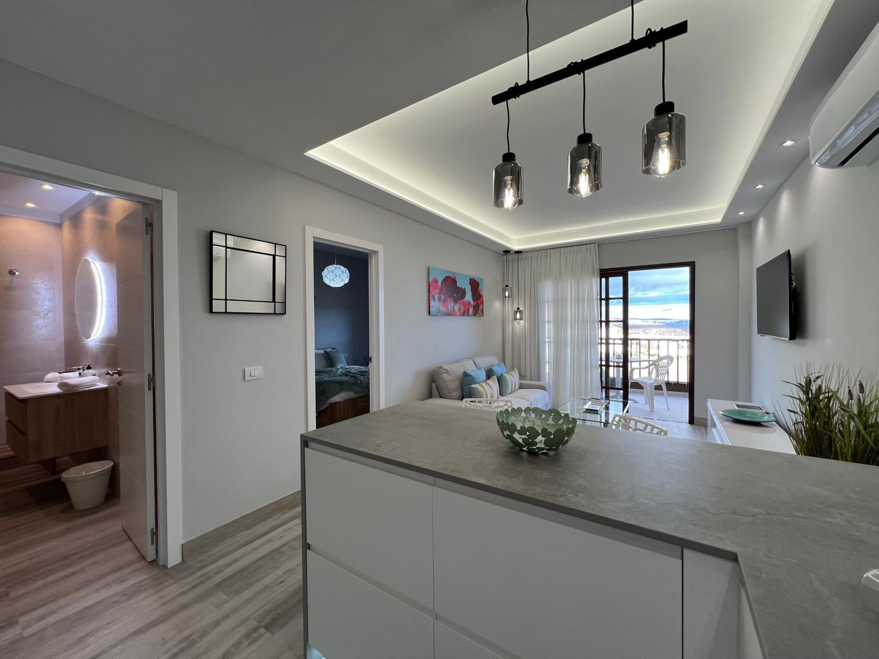Boutique one bed sea views and free wifi view 3
