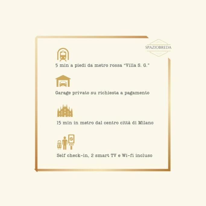 Spazio Breda - Free Parking, Private Garage, Metro M1, Balcony, 4 Guests