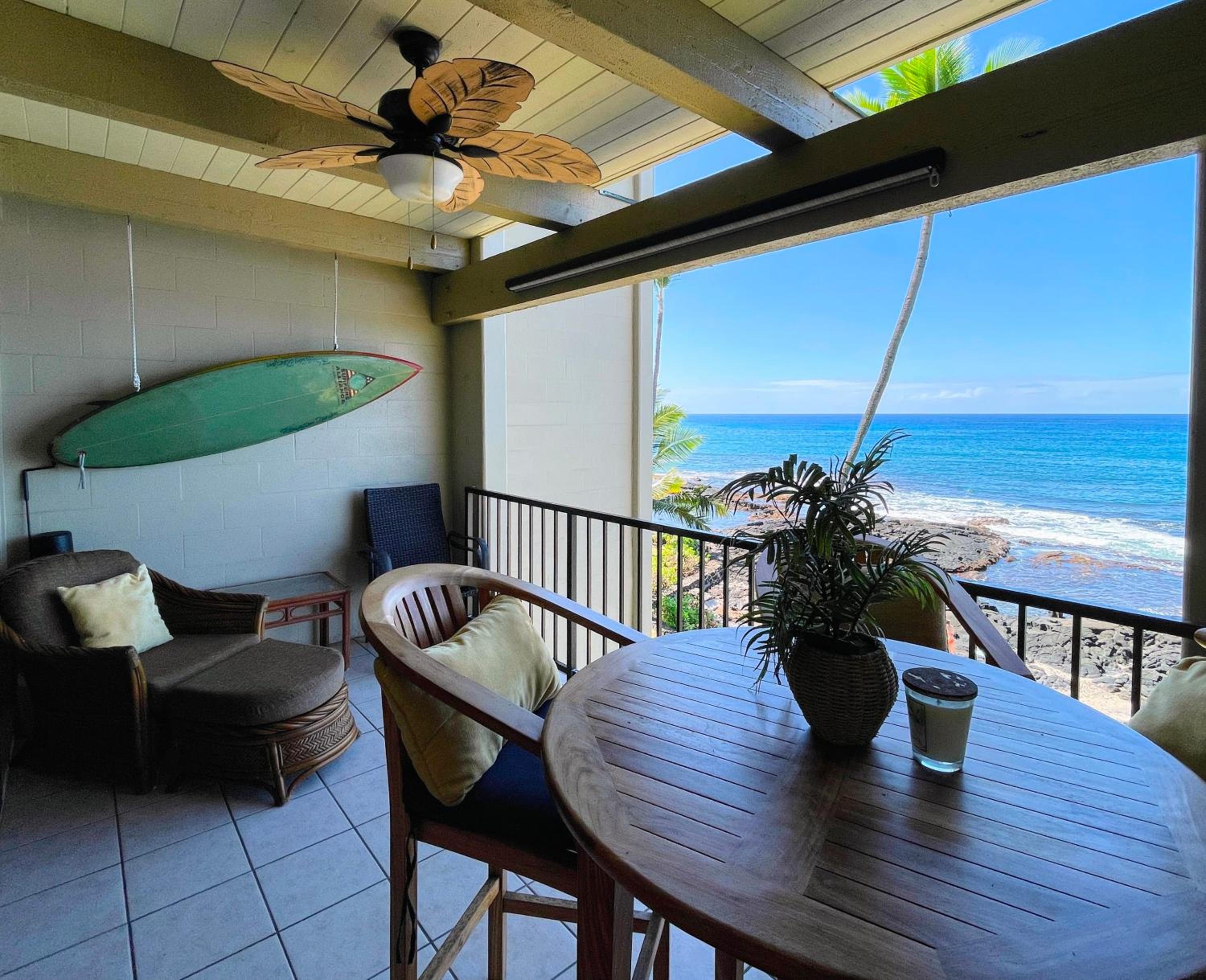 Gorgeous Blue Ocean Views, AC, Sunsets & 1-Min Walk to Beach view 4