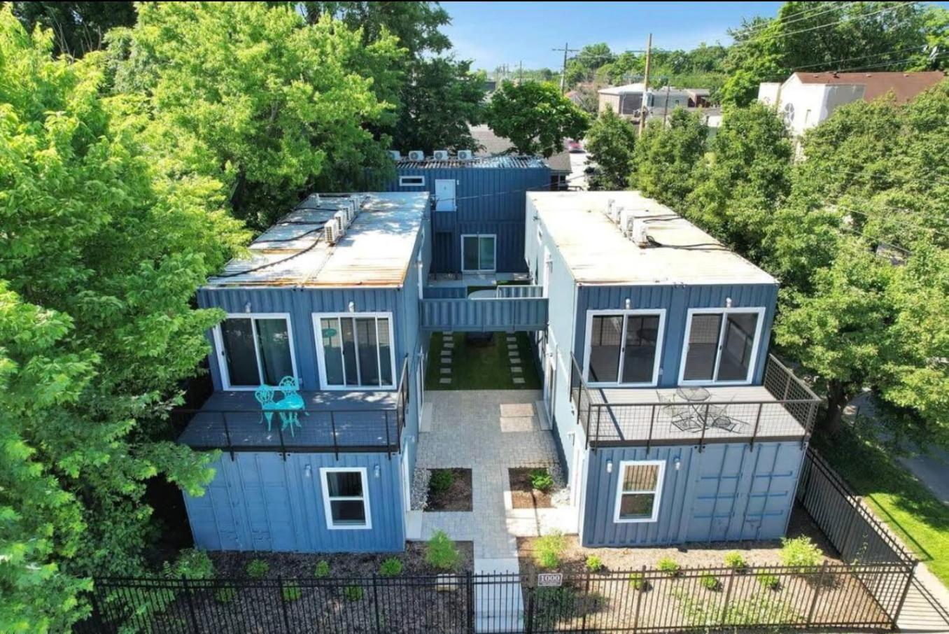 2-Story Shipping Container Retreat Unit #5 & #6 view 3