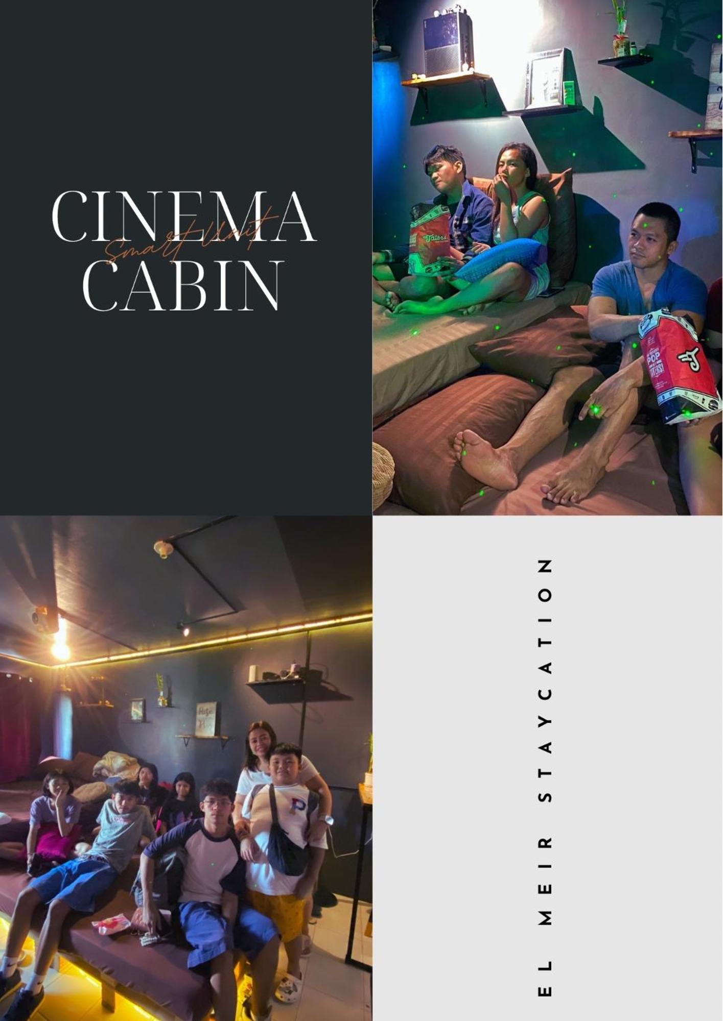 EL MEIR STAYCATION SMART CINEMA CABIN BESIDE ENCHANTED KiNGDOM view 4