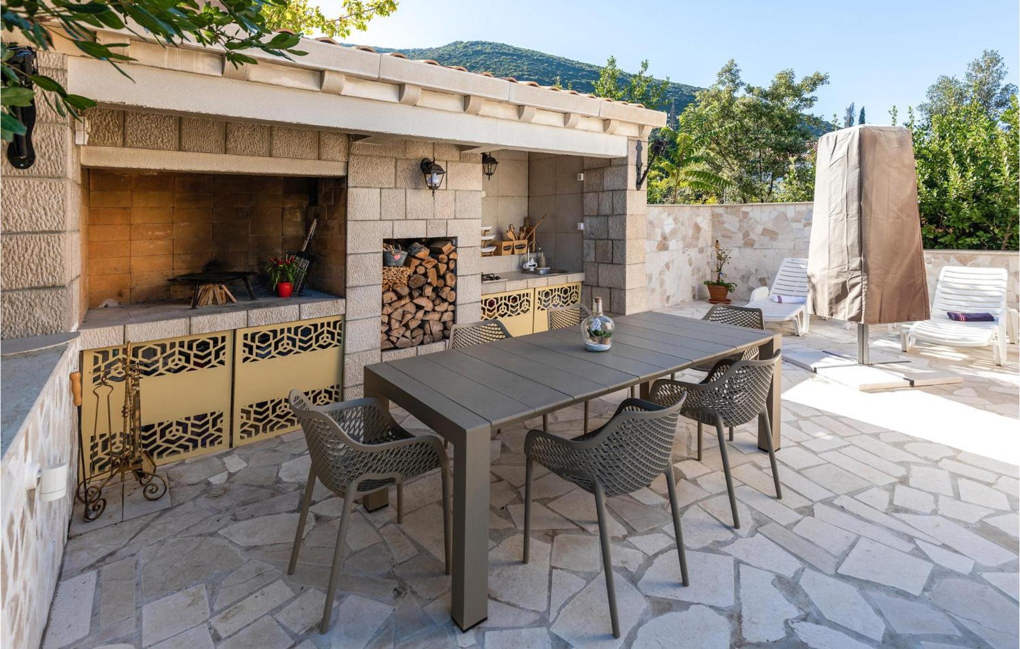 Nice Home In Ston With Sauna
