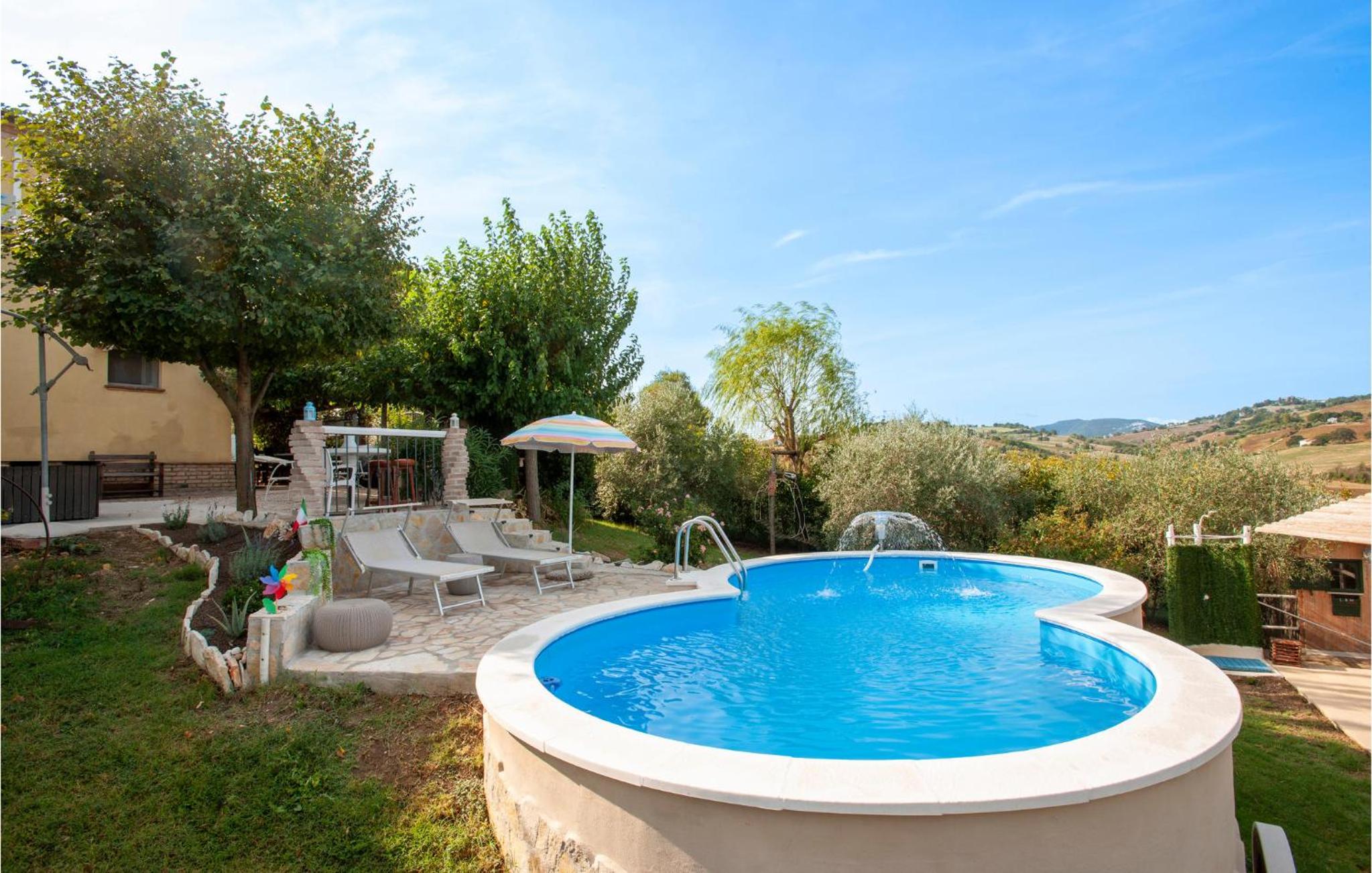 Beautiful Home In Arcevia With House A Panoramic View view 4