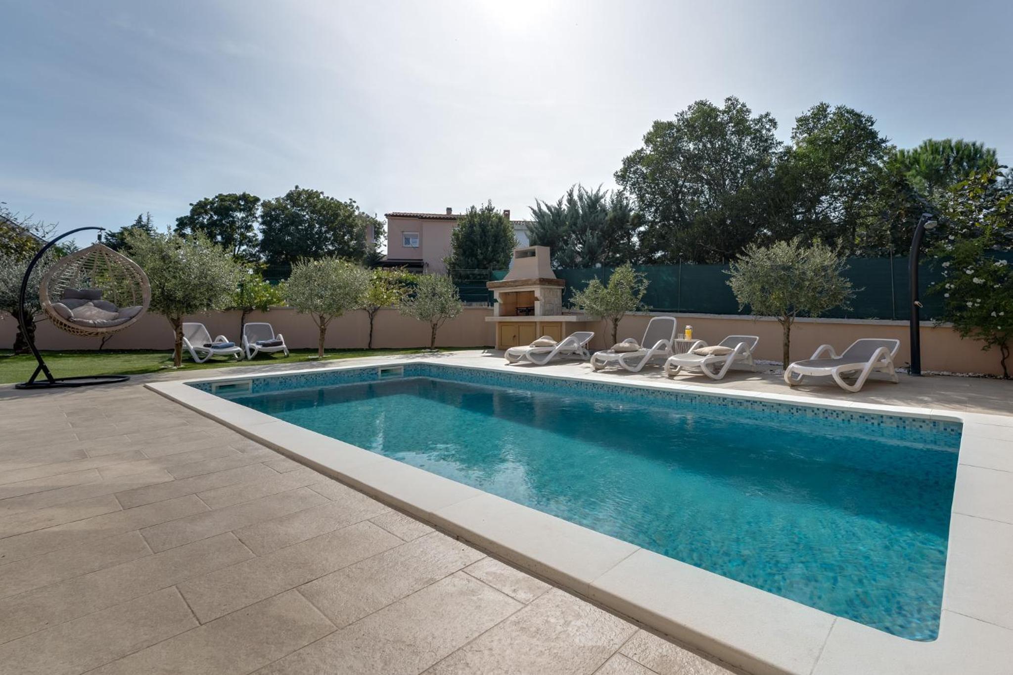 Beautiful new villa with pool, near beach - by TRAVELER tourist agency KRK - ID 2400 view 2