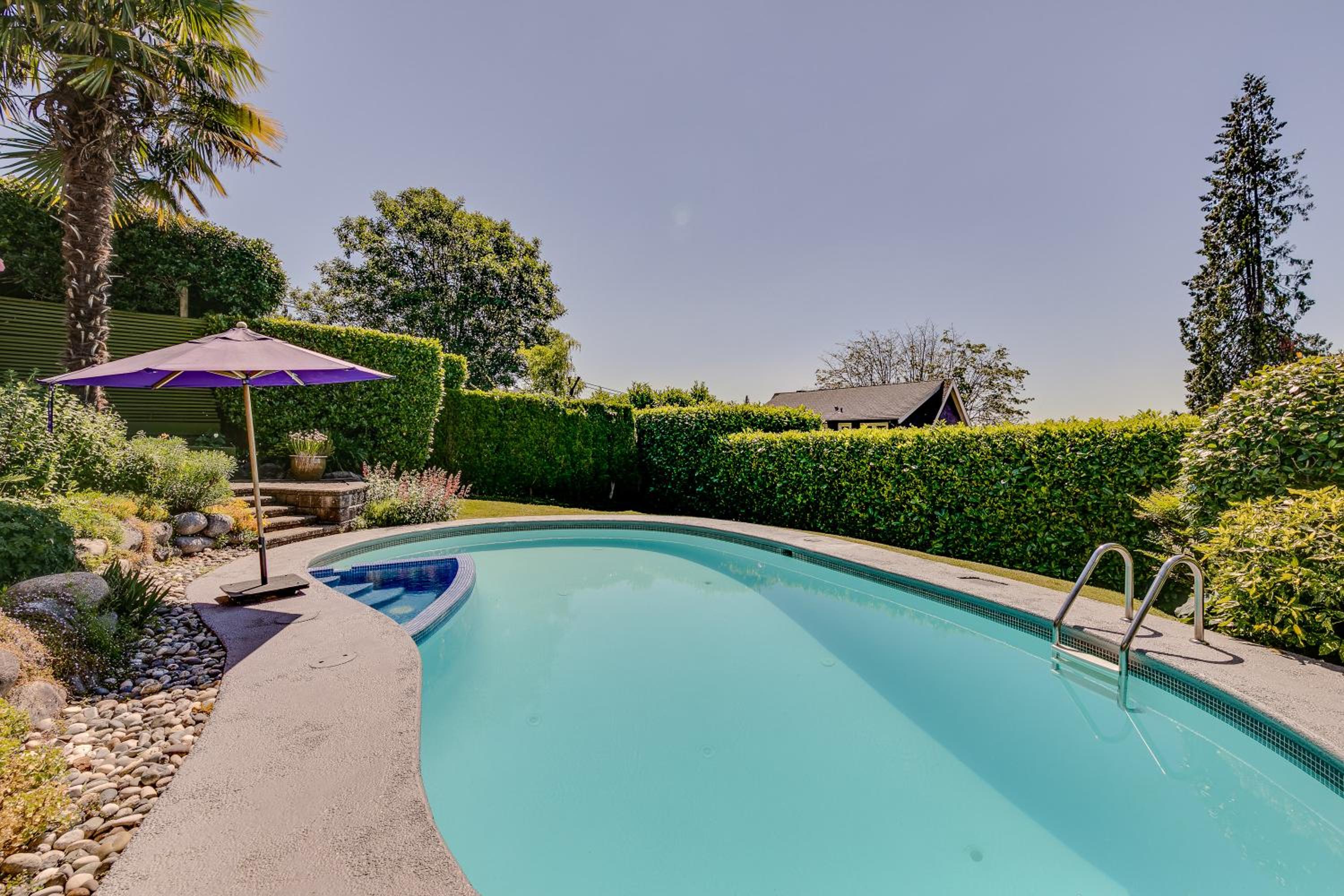 West Vancouver Family Home w Custom Patio and Pool