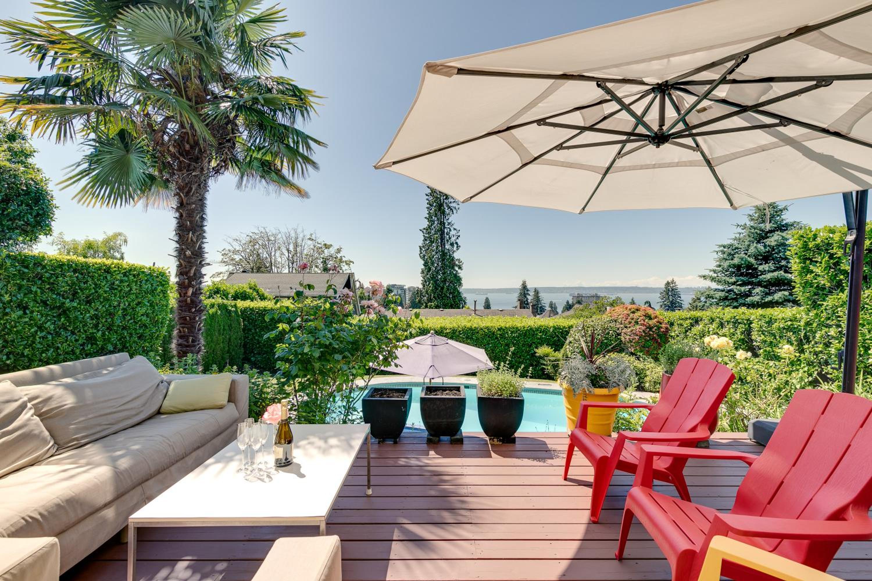 West Vancouver Family Home w Custom Patio and Pool