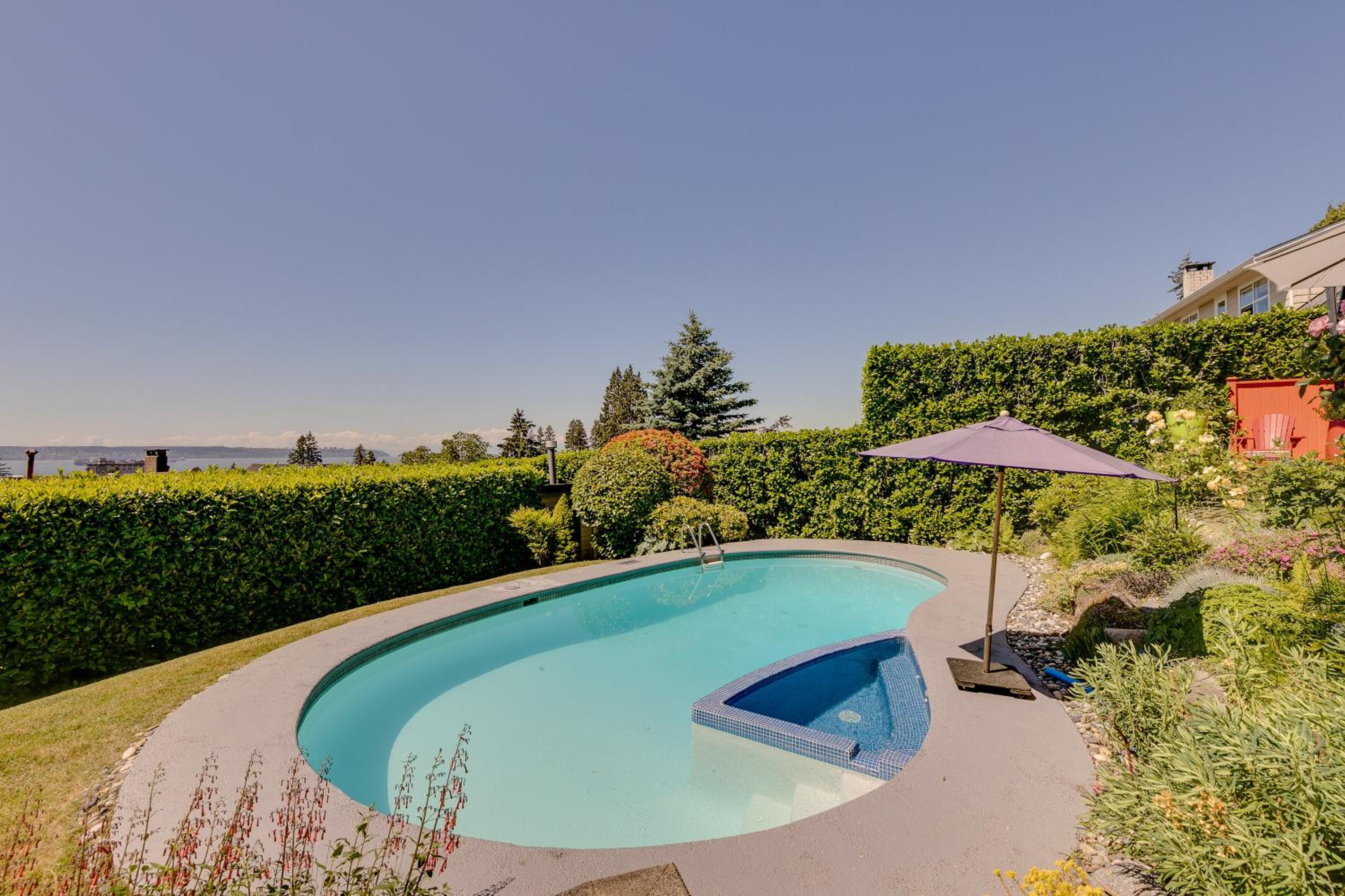 West Vancouver Family Home w Custom Patio and Pool
