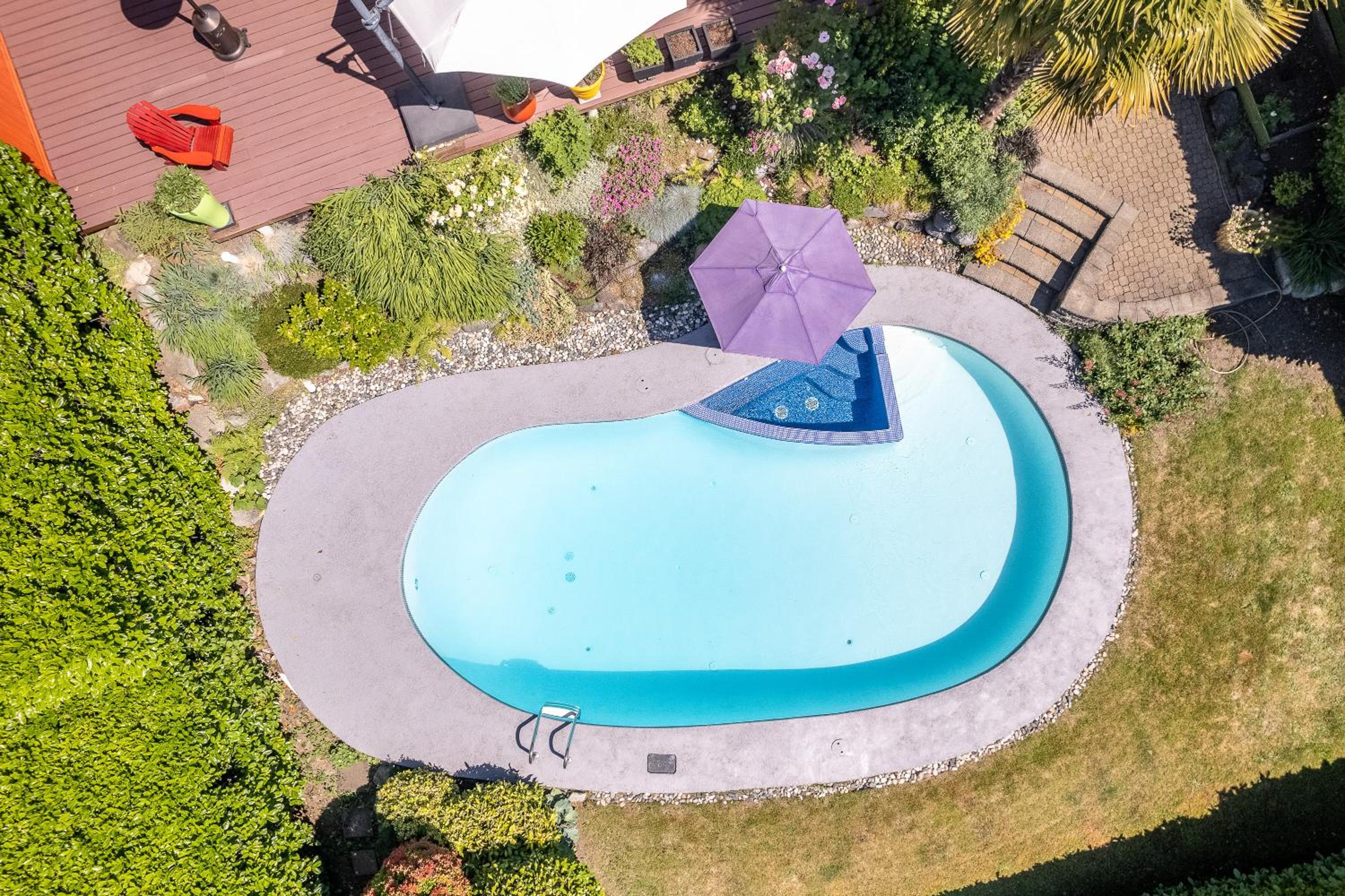 West Vancouver Family Home w Custom Patio and Pool