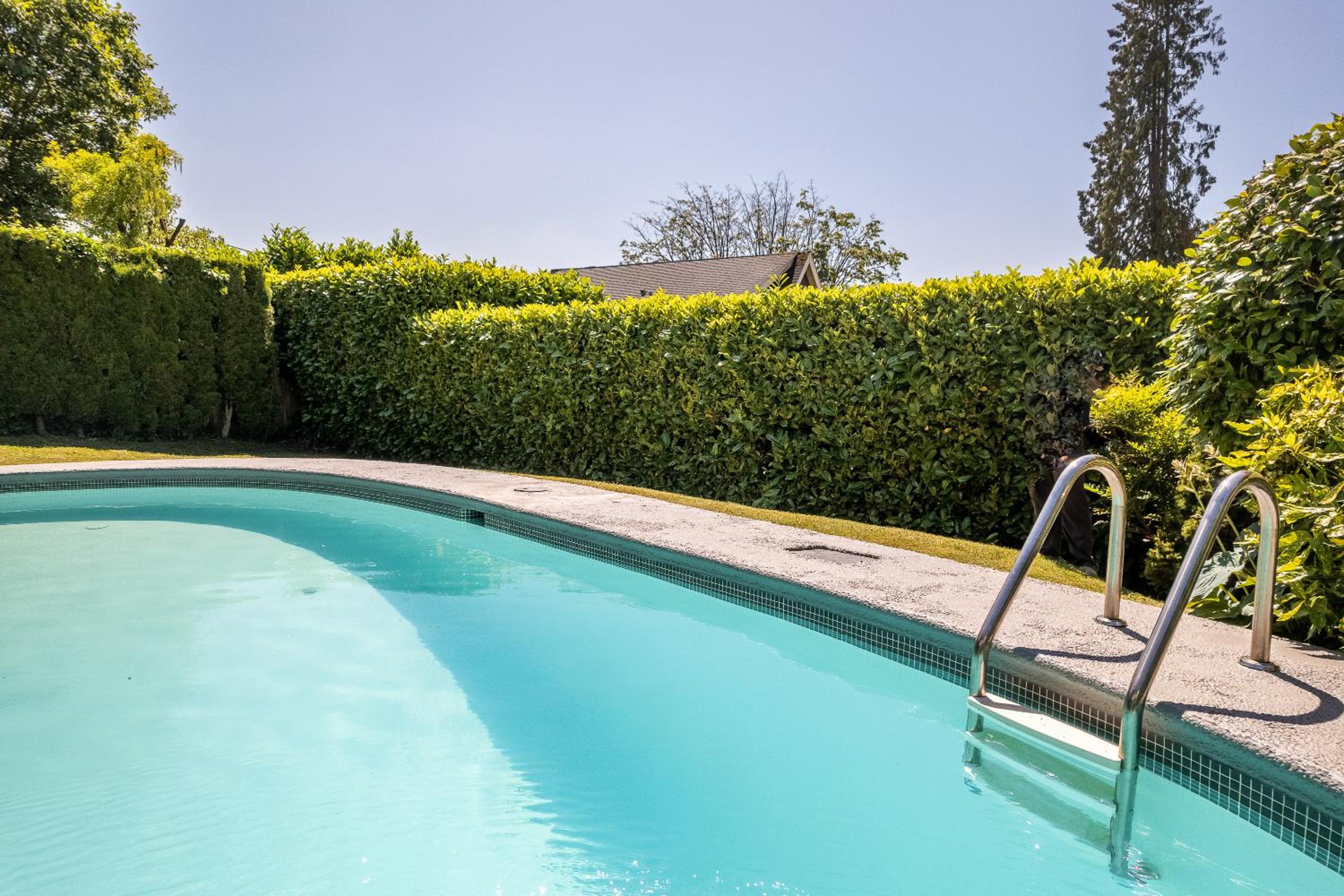 West Vancouver Family Home w Custom Patio and Pool