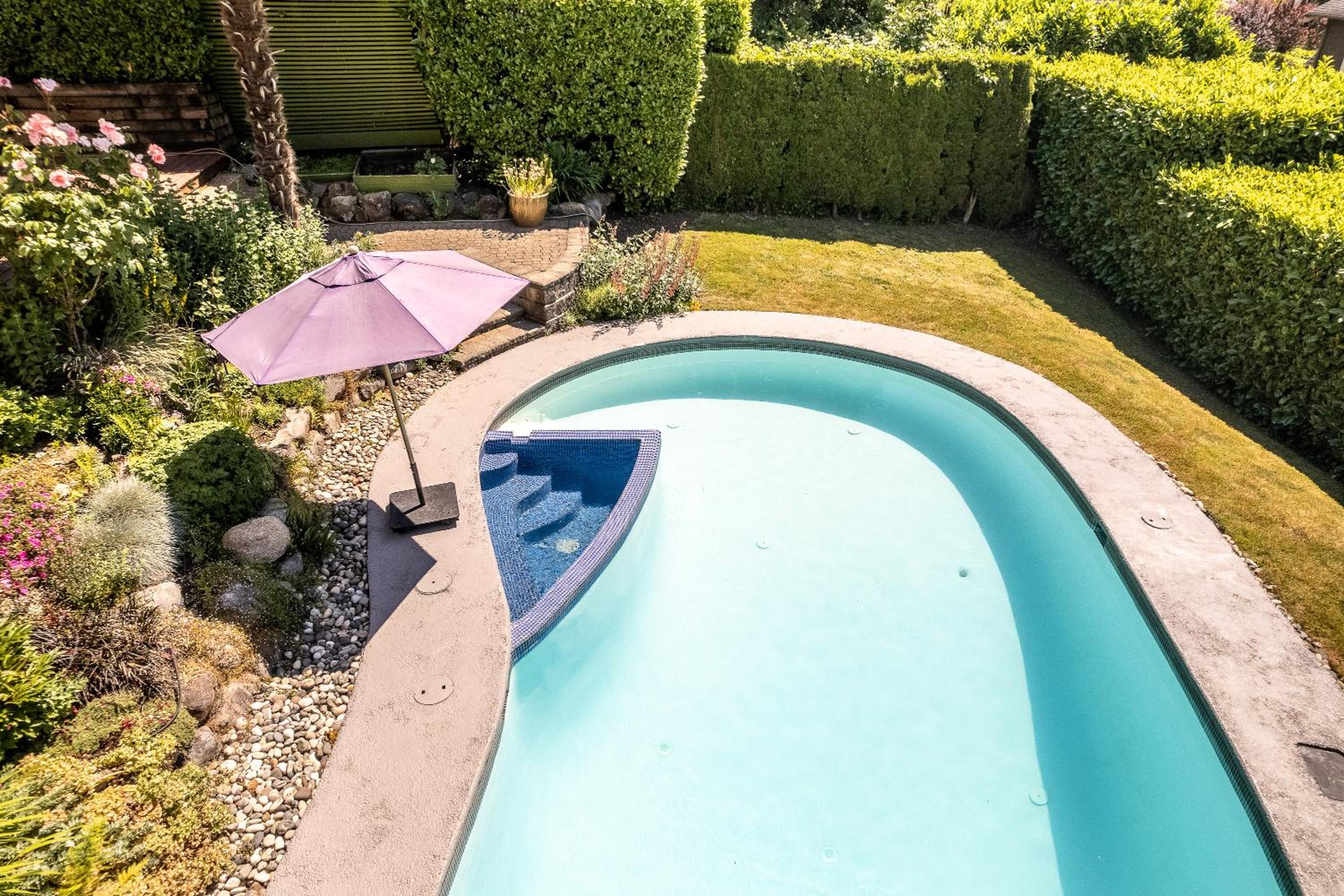 West Vancouver Family Home w Custom Patio and Pool