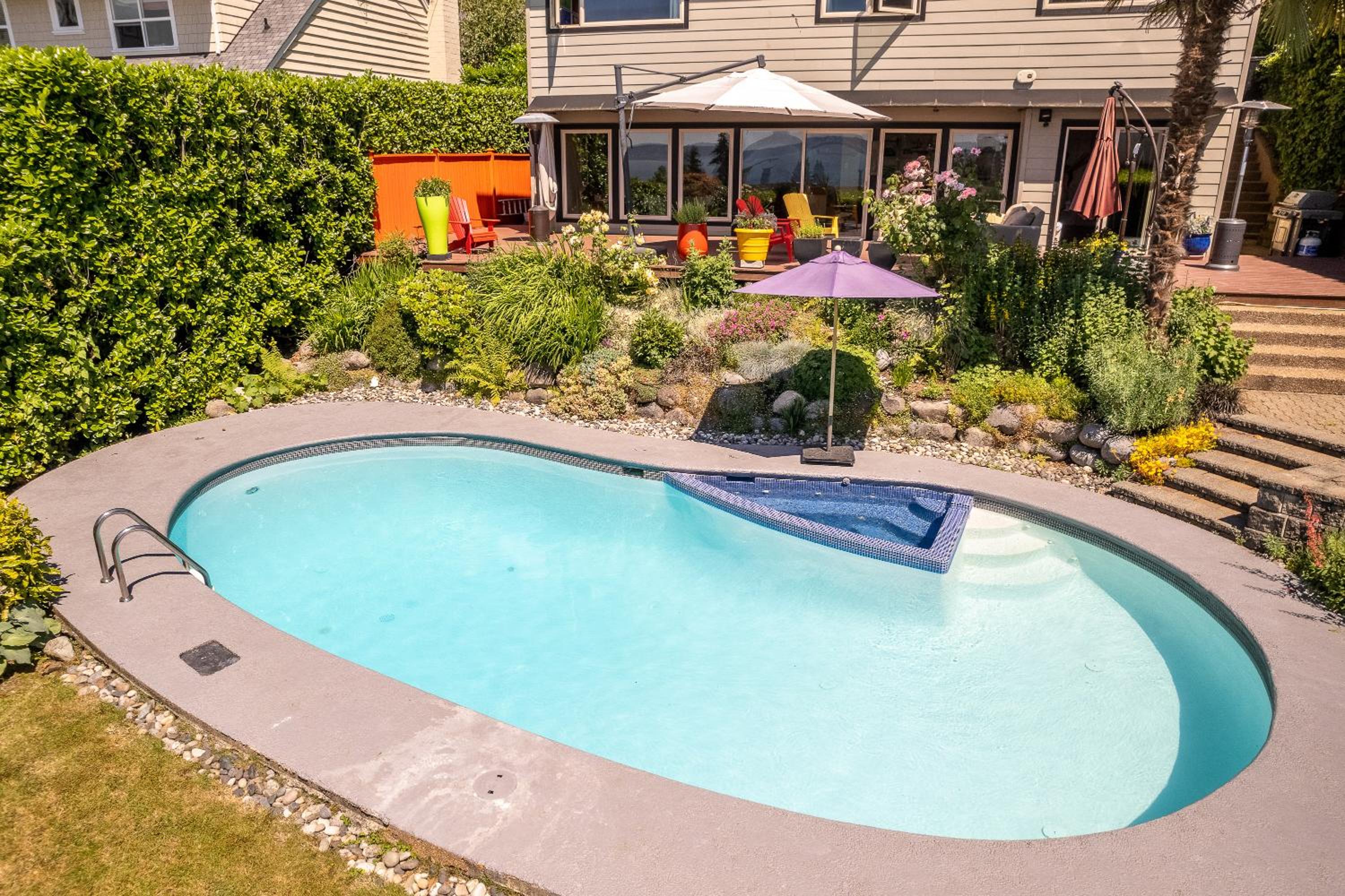 West Vancouver Family Home w Custom Patio and Pool