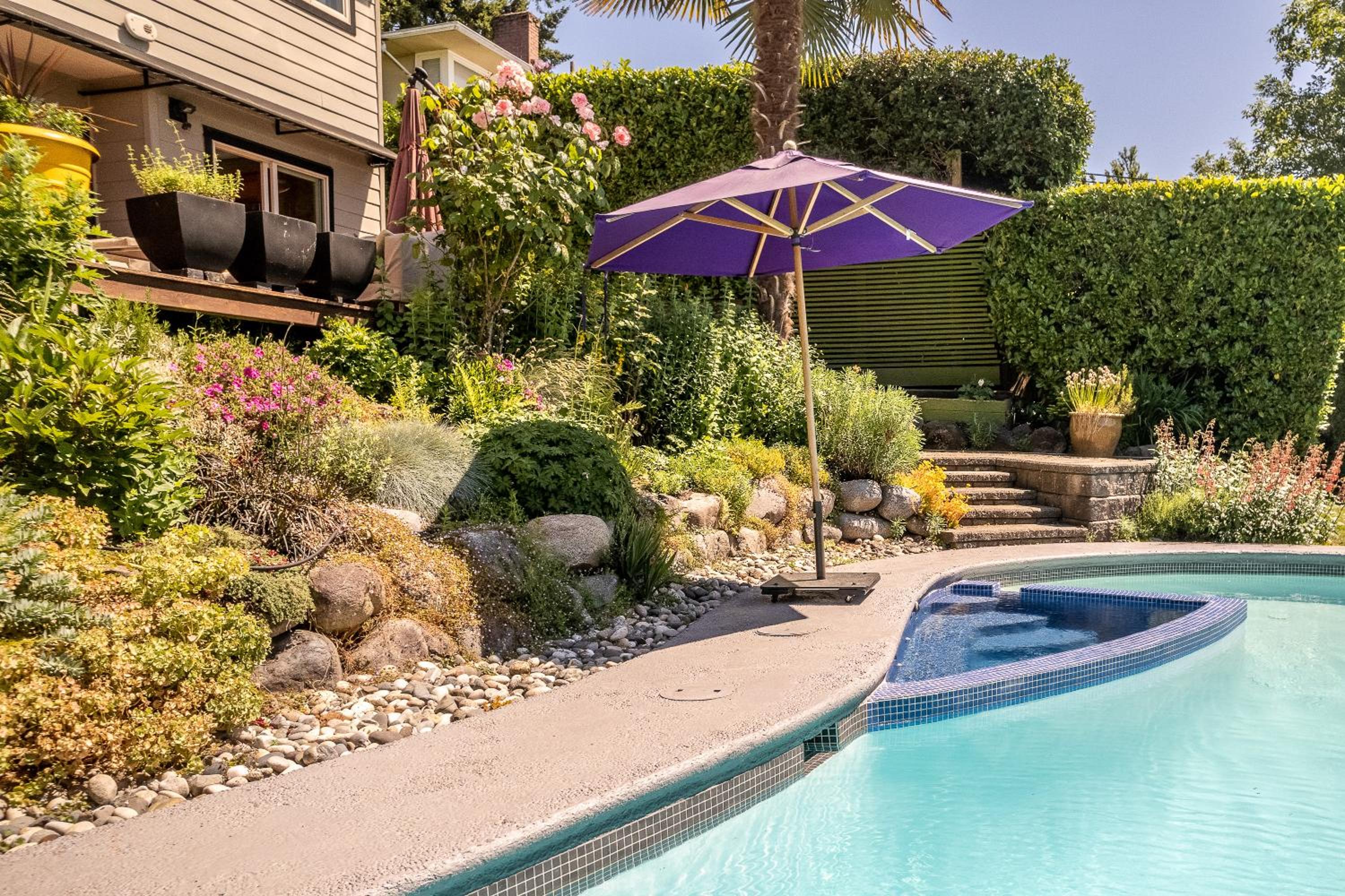 West Vancouver Family Home w Custom Patio and Pool