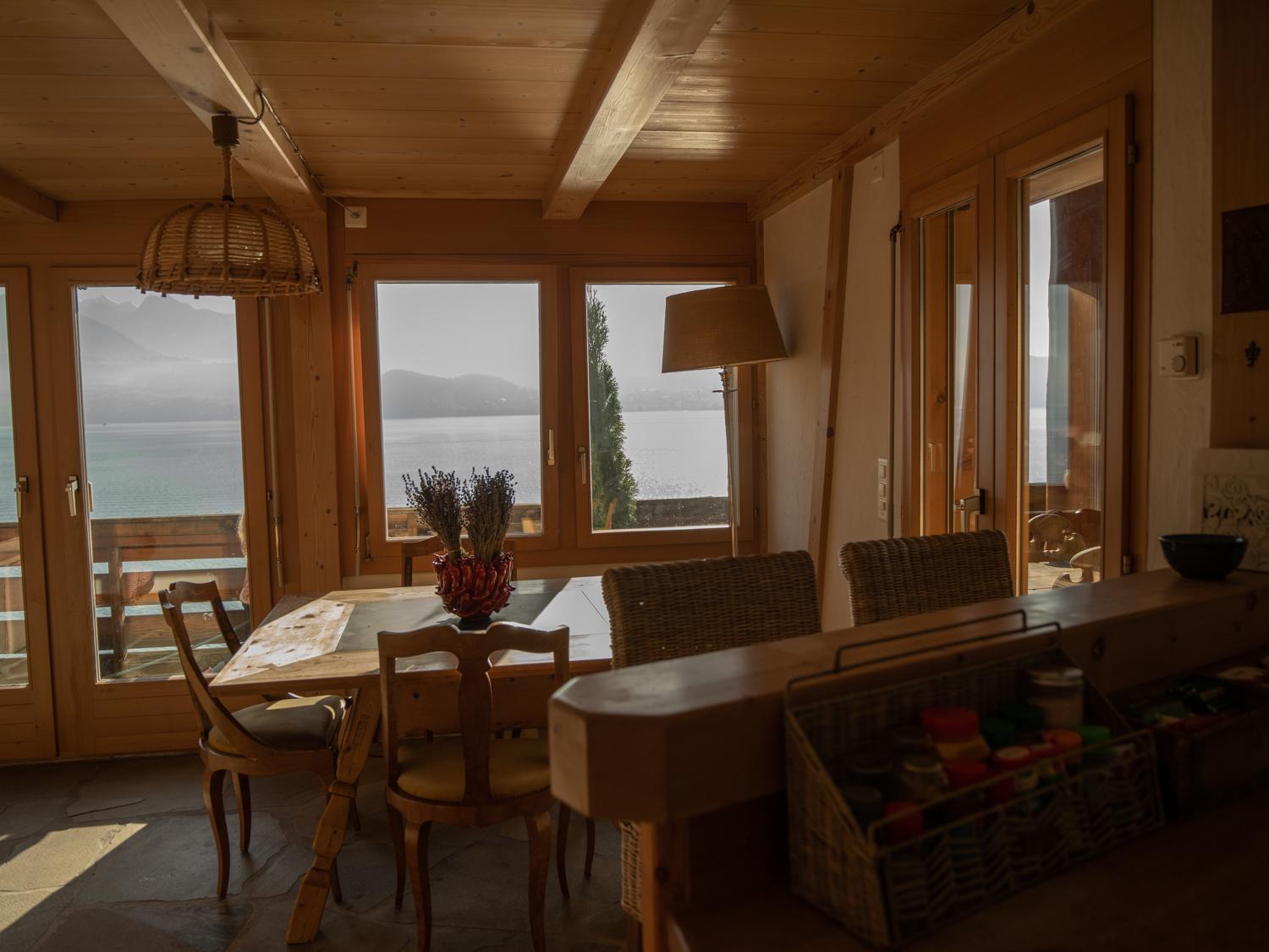 Lakeside Chalet with Panorama View