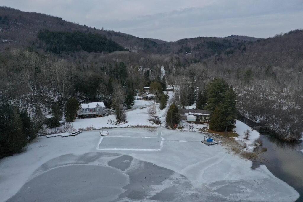 Beauty, tranquility, spa, winter wonderland