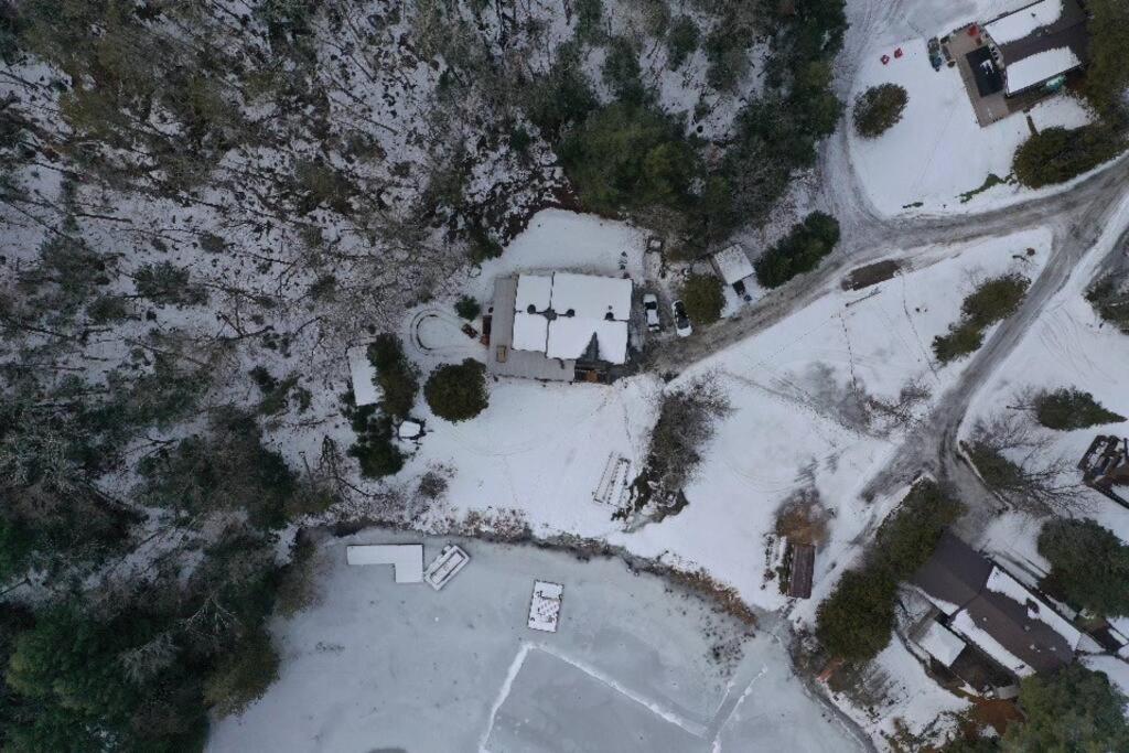 Beauty, tranquility, spa, winter wonderland