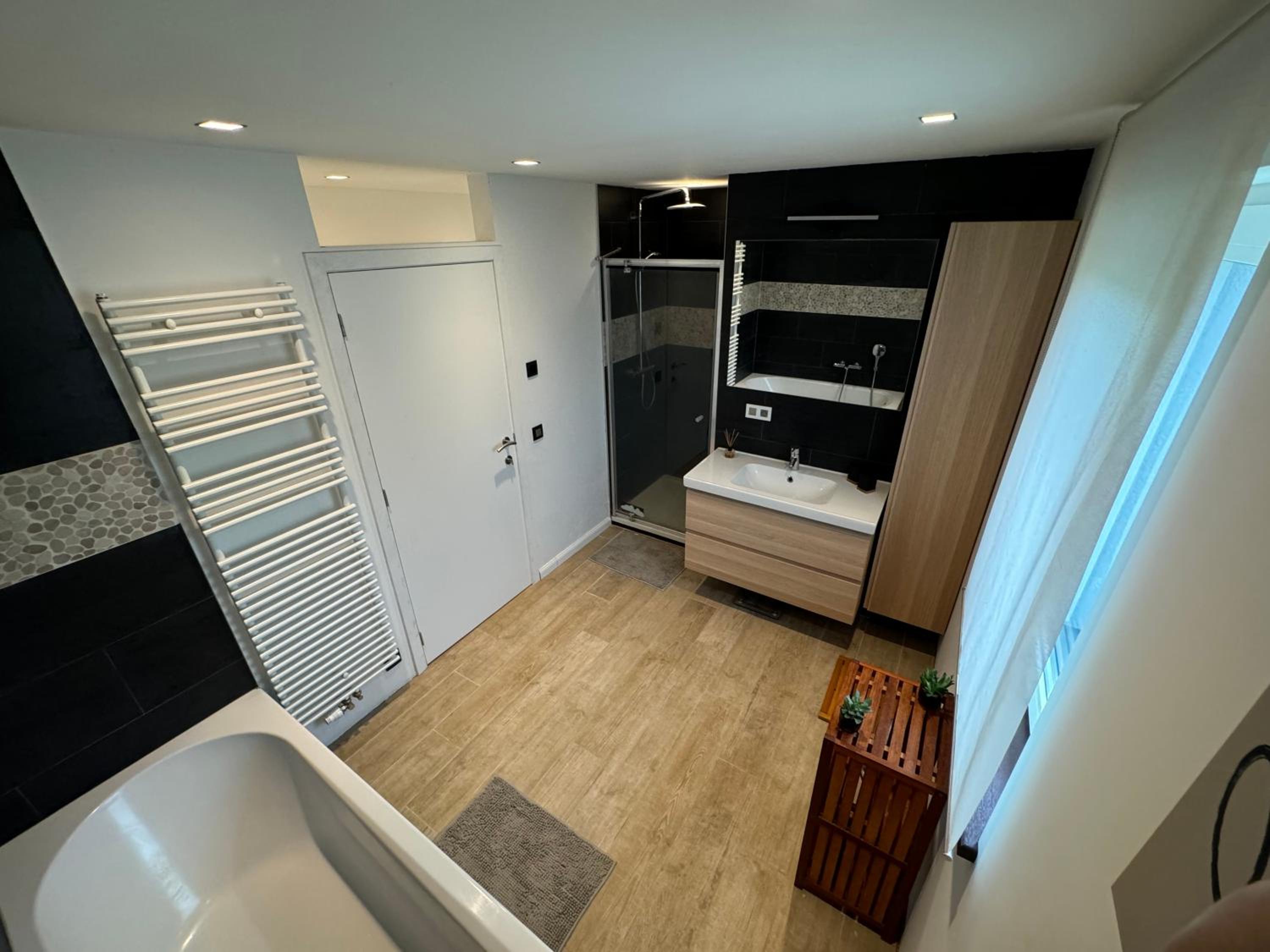 hébergement pour 3 personnes, 2 chambres