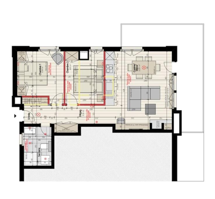 Verbier Le Rouge superb 3-room apartment near slopes & ski-lift