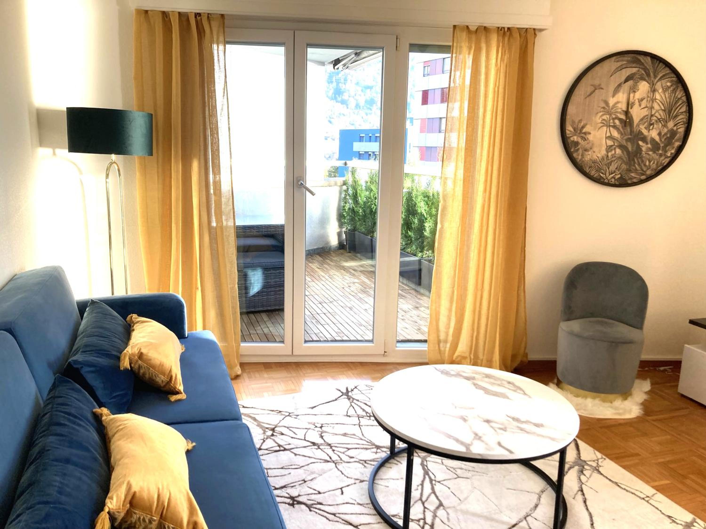 Montreux Central Boutique Apartment Lake View and Terrace