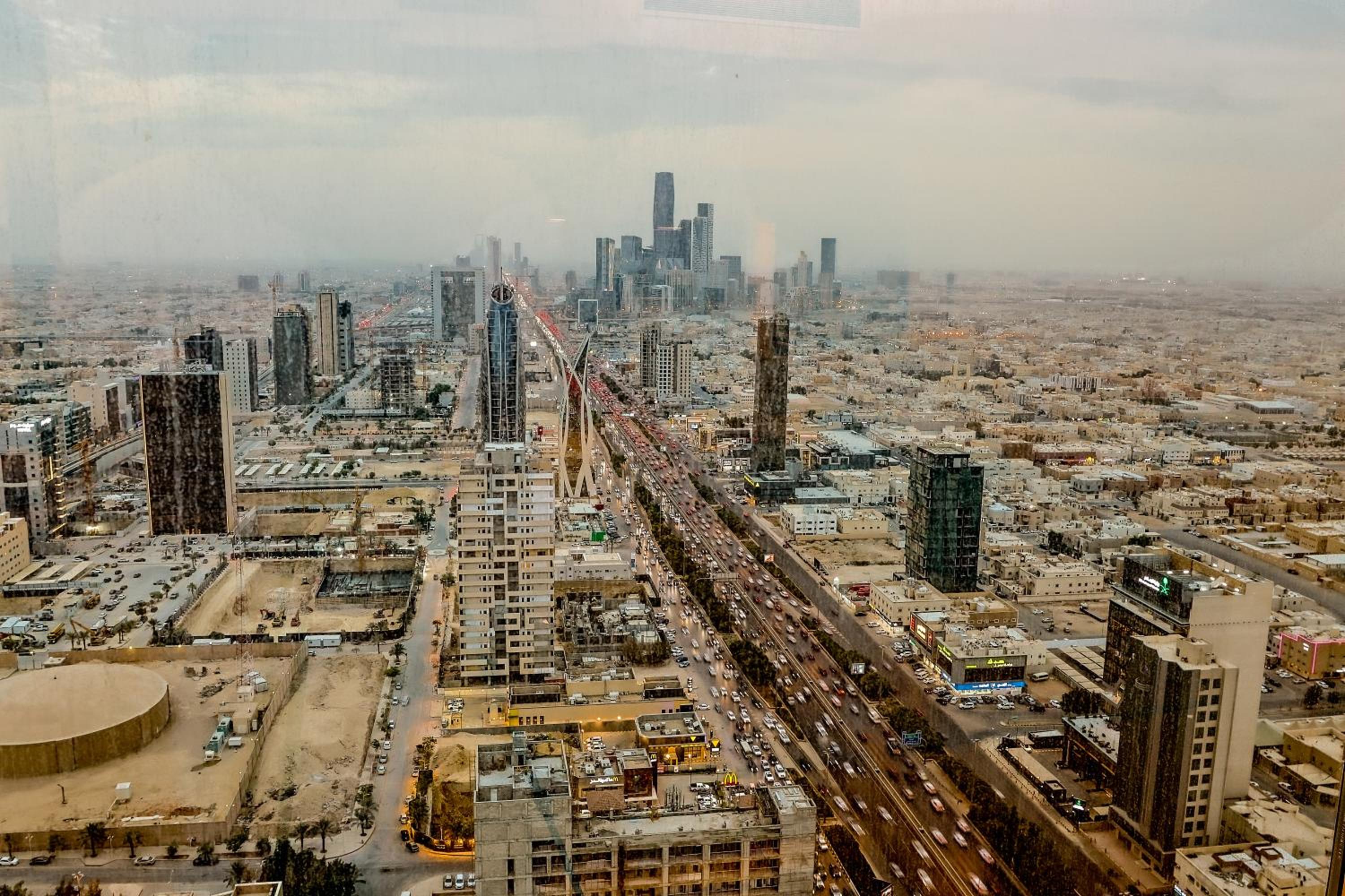 Riyadh skyline view suites Rafal Tower