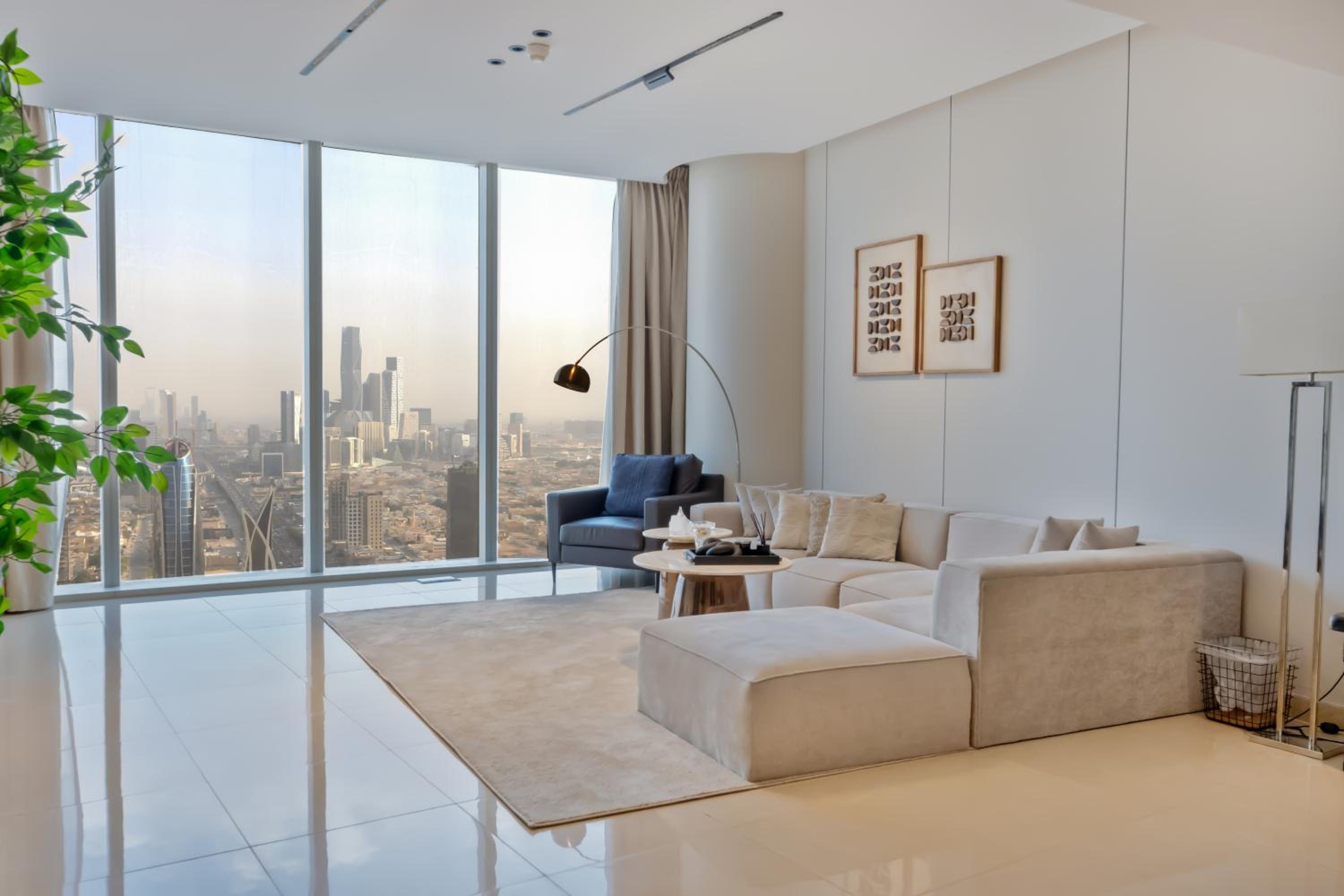 Riyadh skyline view suites Rafal Tower