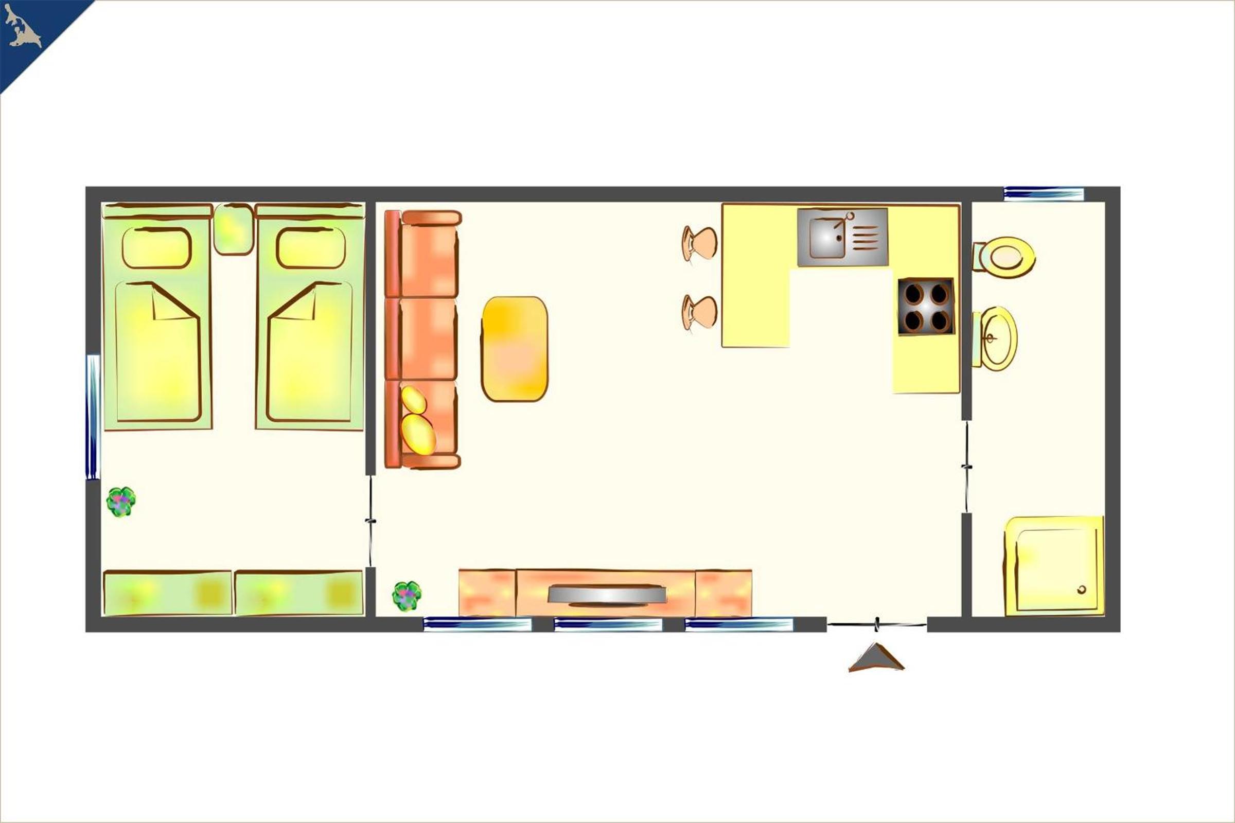 Ferienresort Möwenort Lütow Bungalow 1