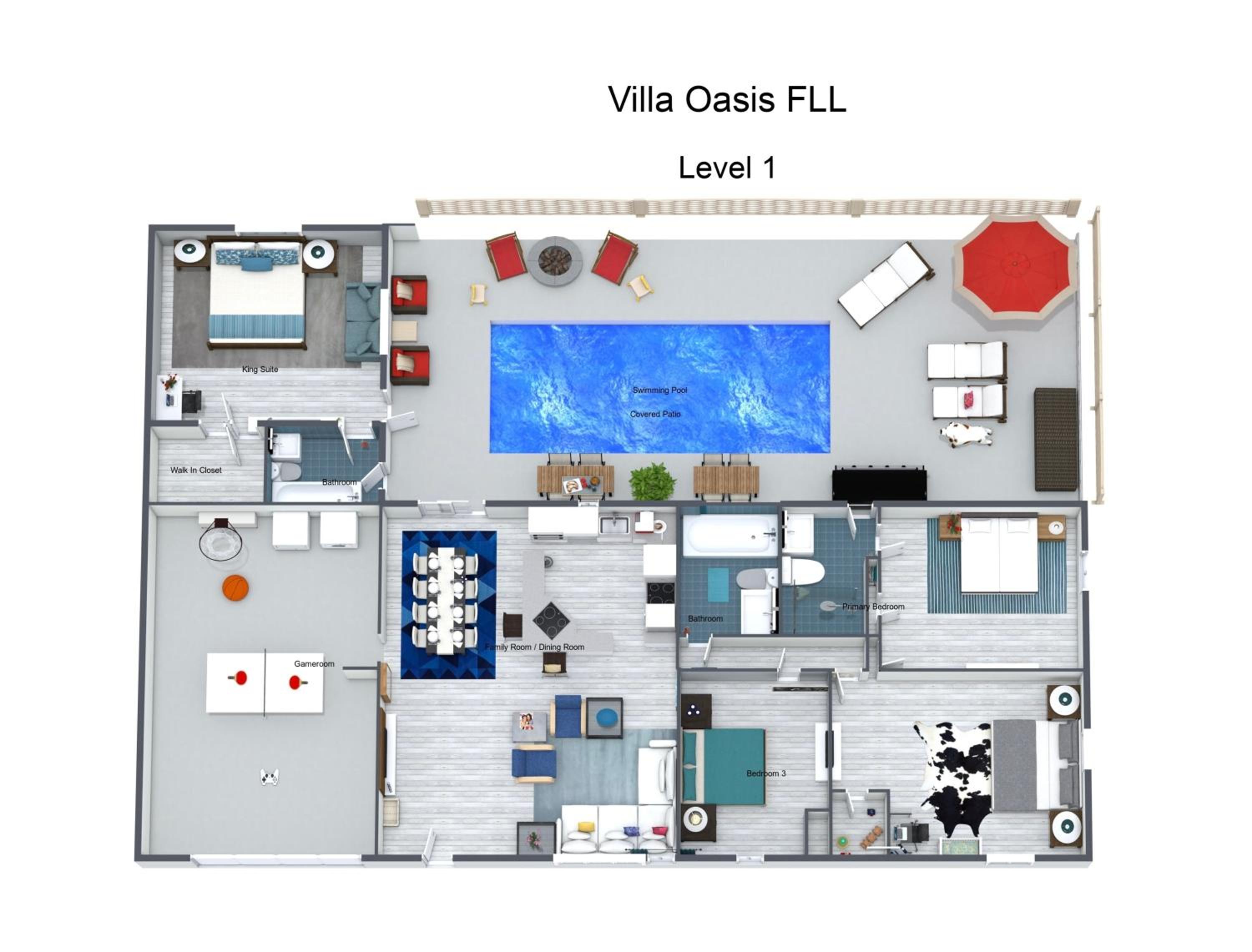 FIFA World Cup - 4 Miles to Miami Stadium Hard Rock Stadium with Private Pool Game Room & Free Parking Pembroke Pines Florida close to Hollywood Beach and  view 5