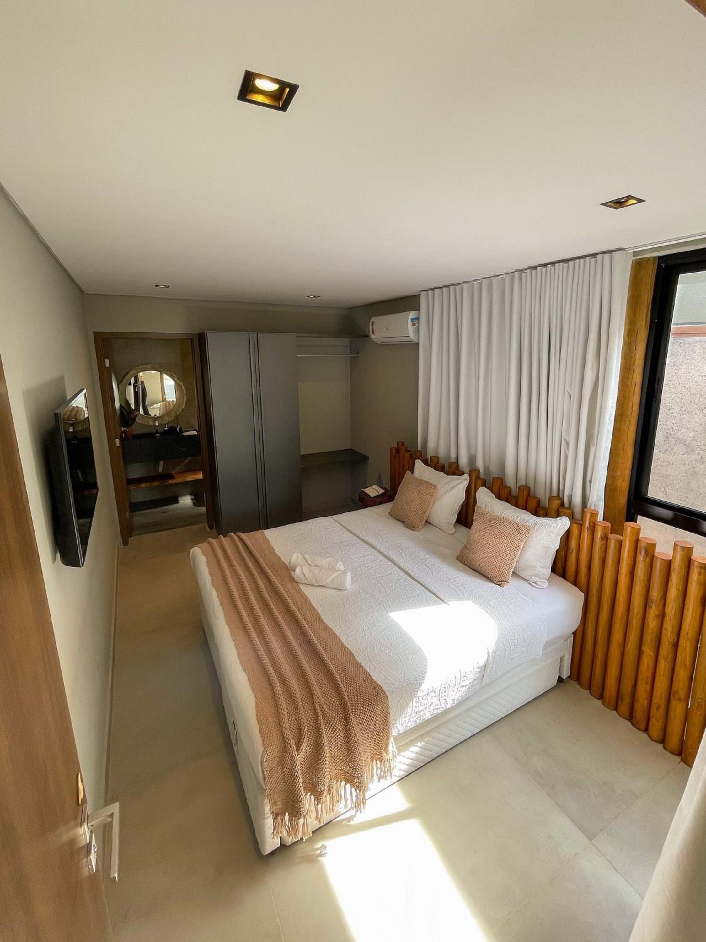 Casa Waua | PÉ NA AREIA, rooftop, borda infinita