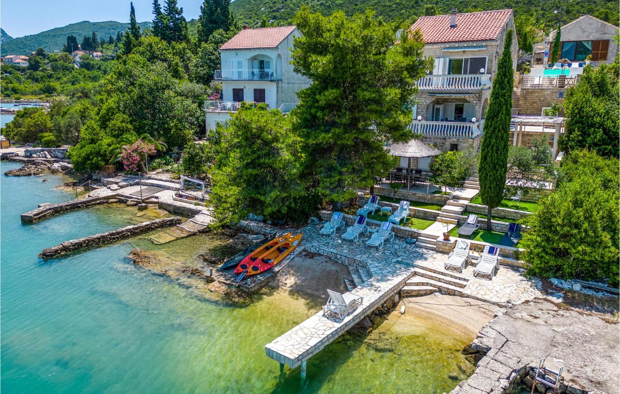 Nice Home In Ston With Sauna