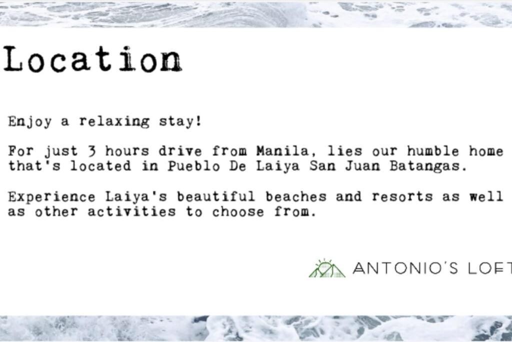 Antonios Loft Laiya Batangas view 2
