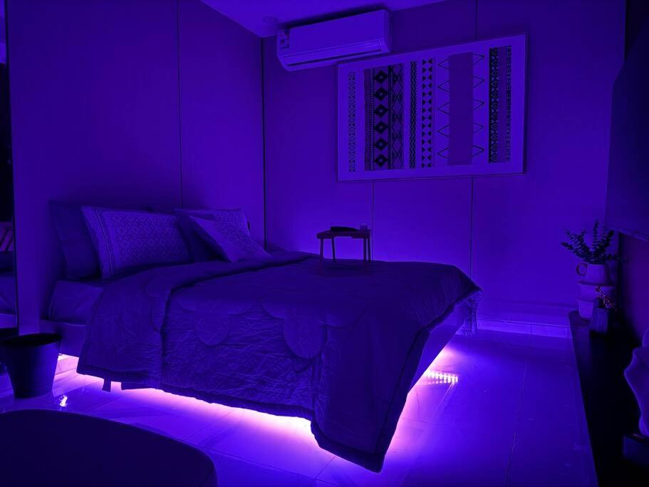 Modern studio with flying bed