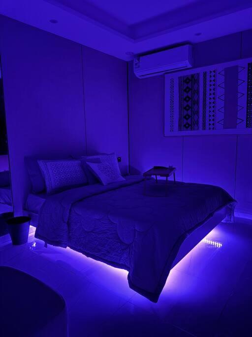 Modern studio with flying bed