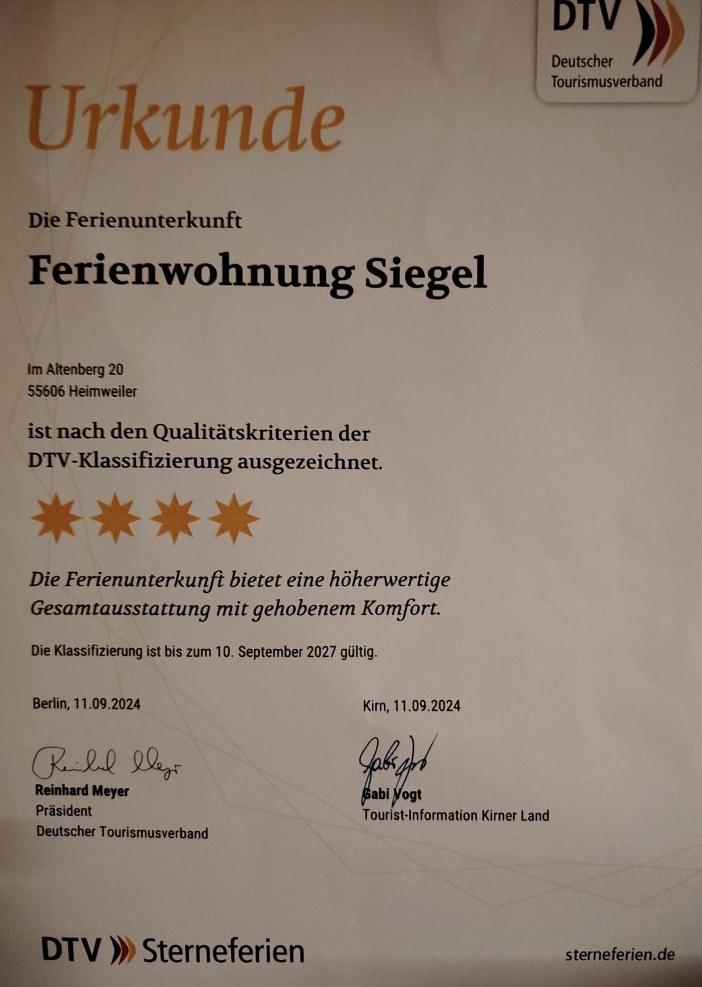 Ferienwohnung Siegel
