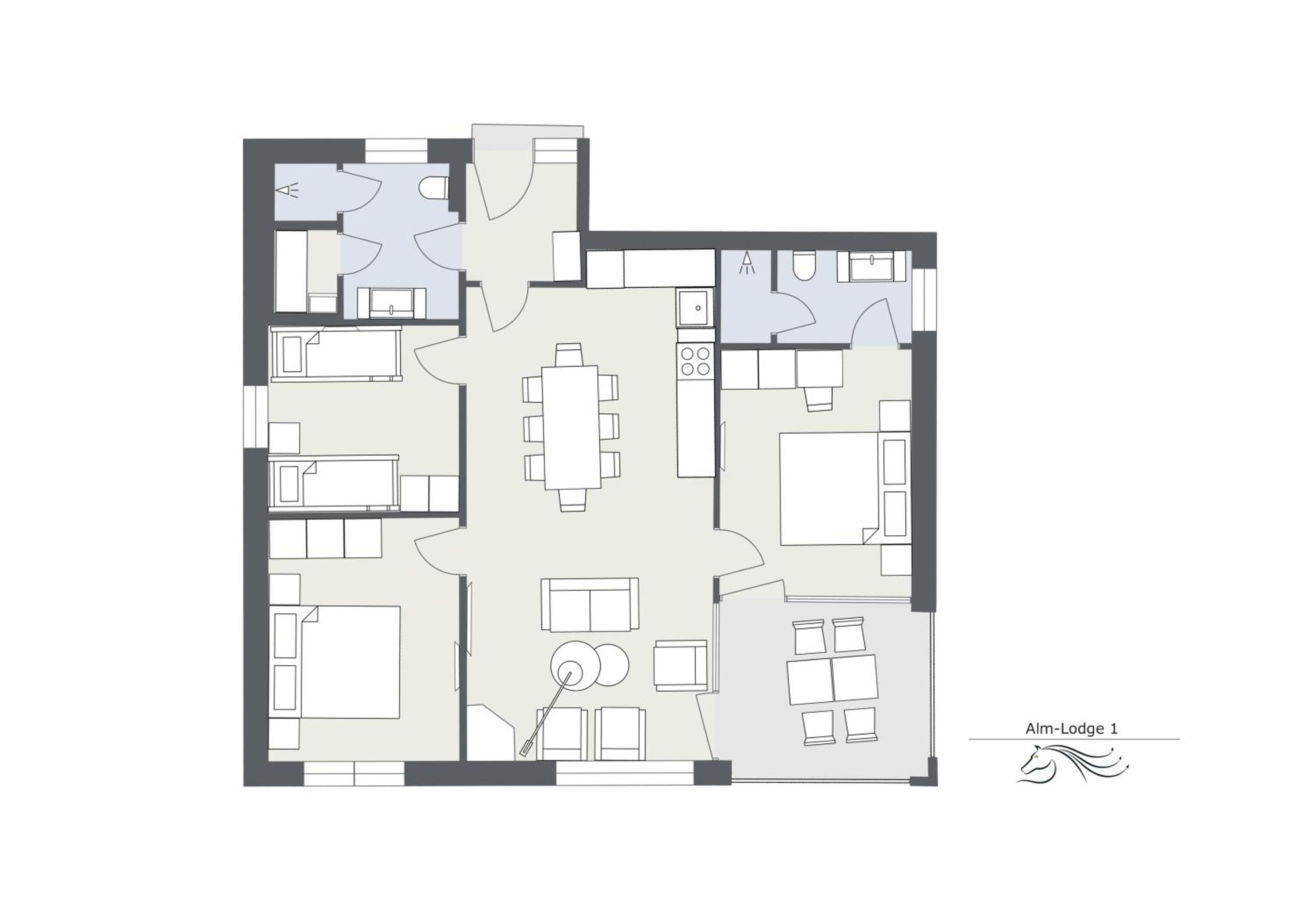 Alm-Lodges Montafon by Pferd auf Wolke