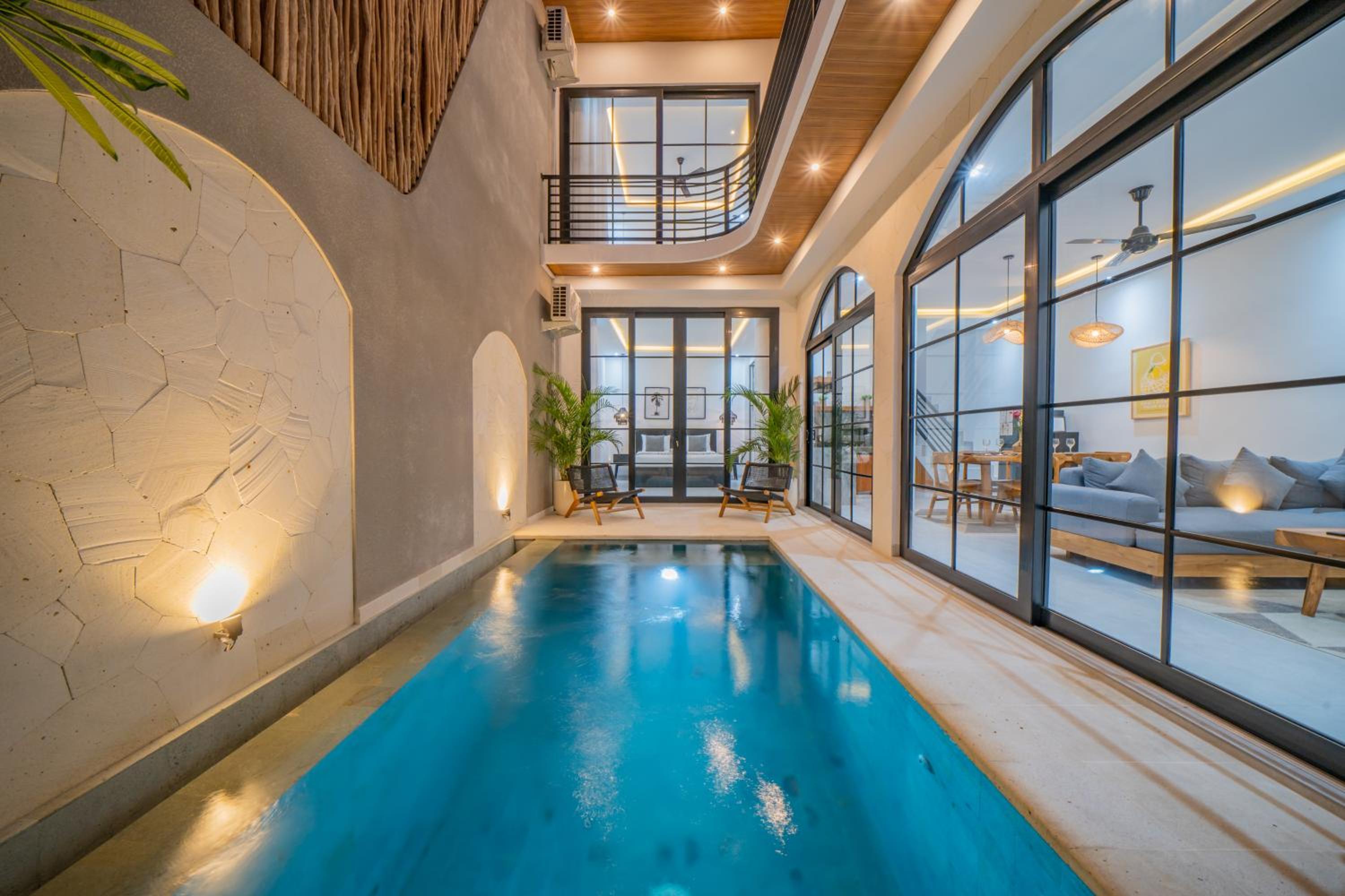 Villa Twin 1 - Stylish 3 bedroom VILLA w private pool in Berawa view 3