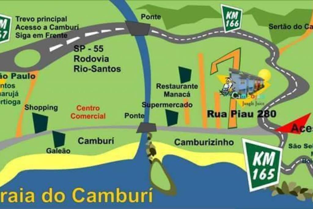 Casinha Charmosa em Camburizinho a 250m da Praia