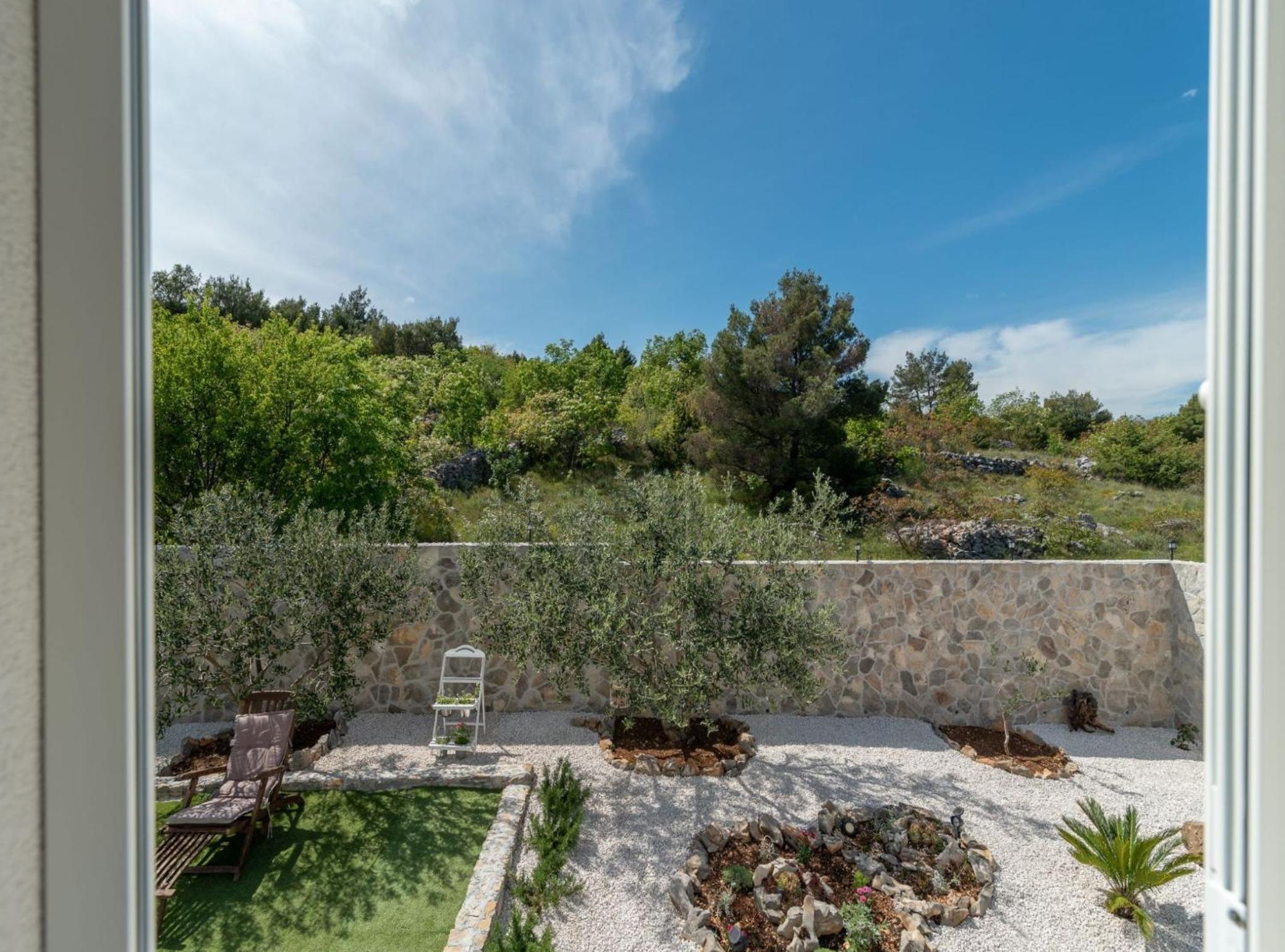 Hillside Villa in Trogir with Pool, Terrace, and Stunning City View