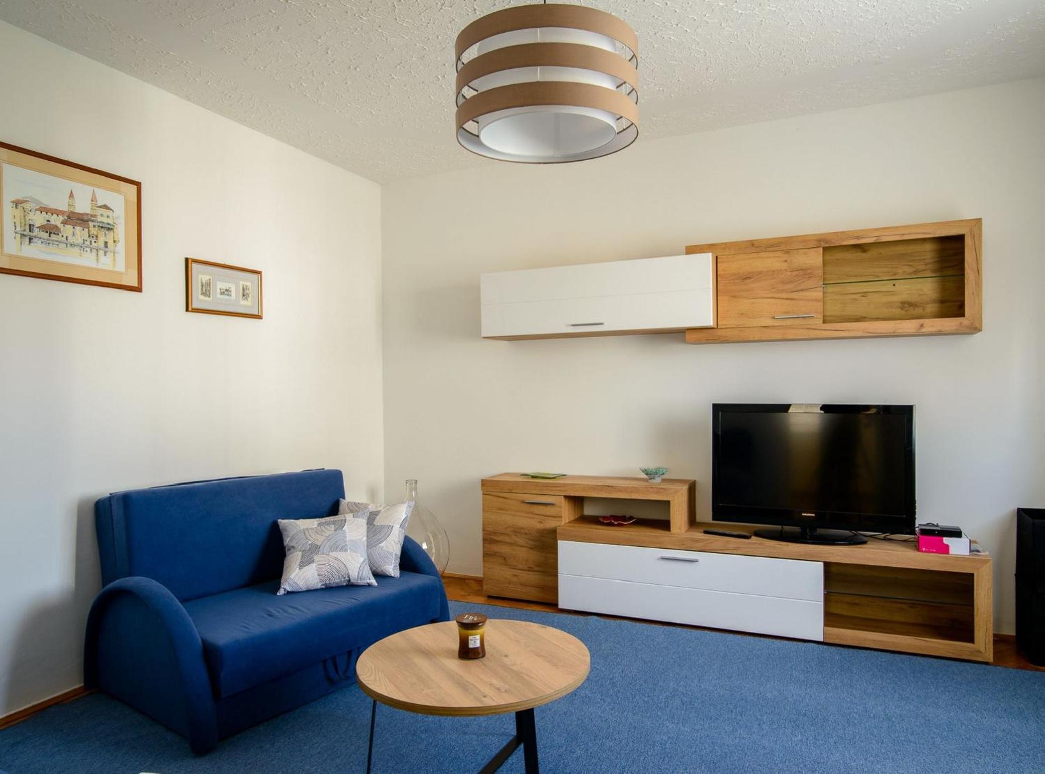 Modern Apartment Near Trogir Beach with Sea View Terrace and Lounge Area view 4