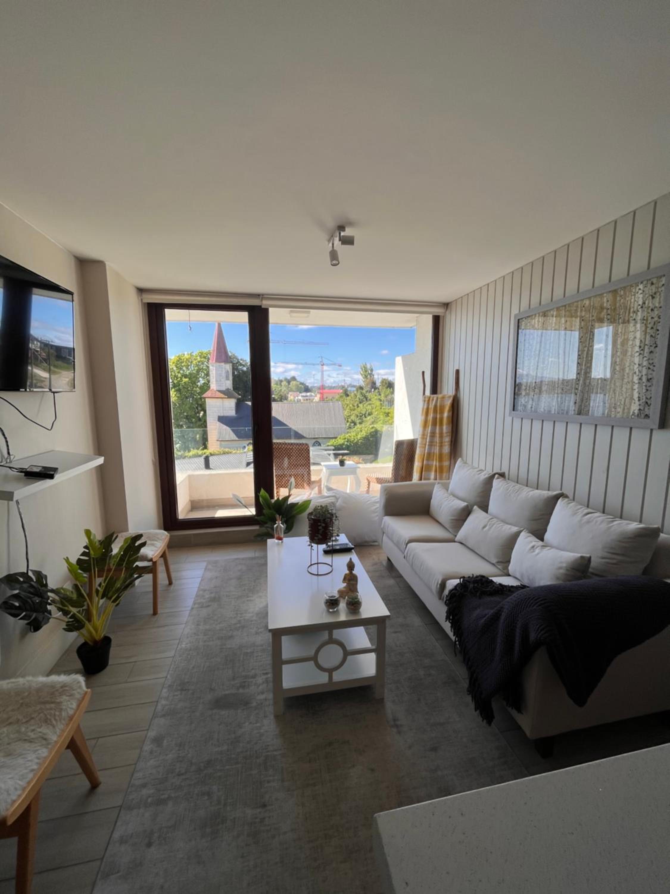 Hermoso Depto 1 dormitorio y litera náutica con vista al lago y volcanes