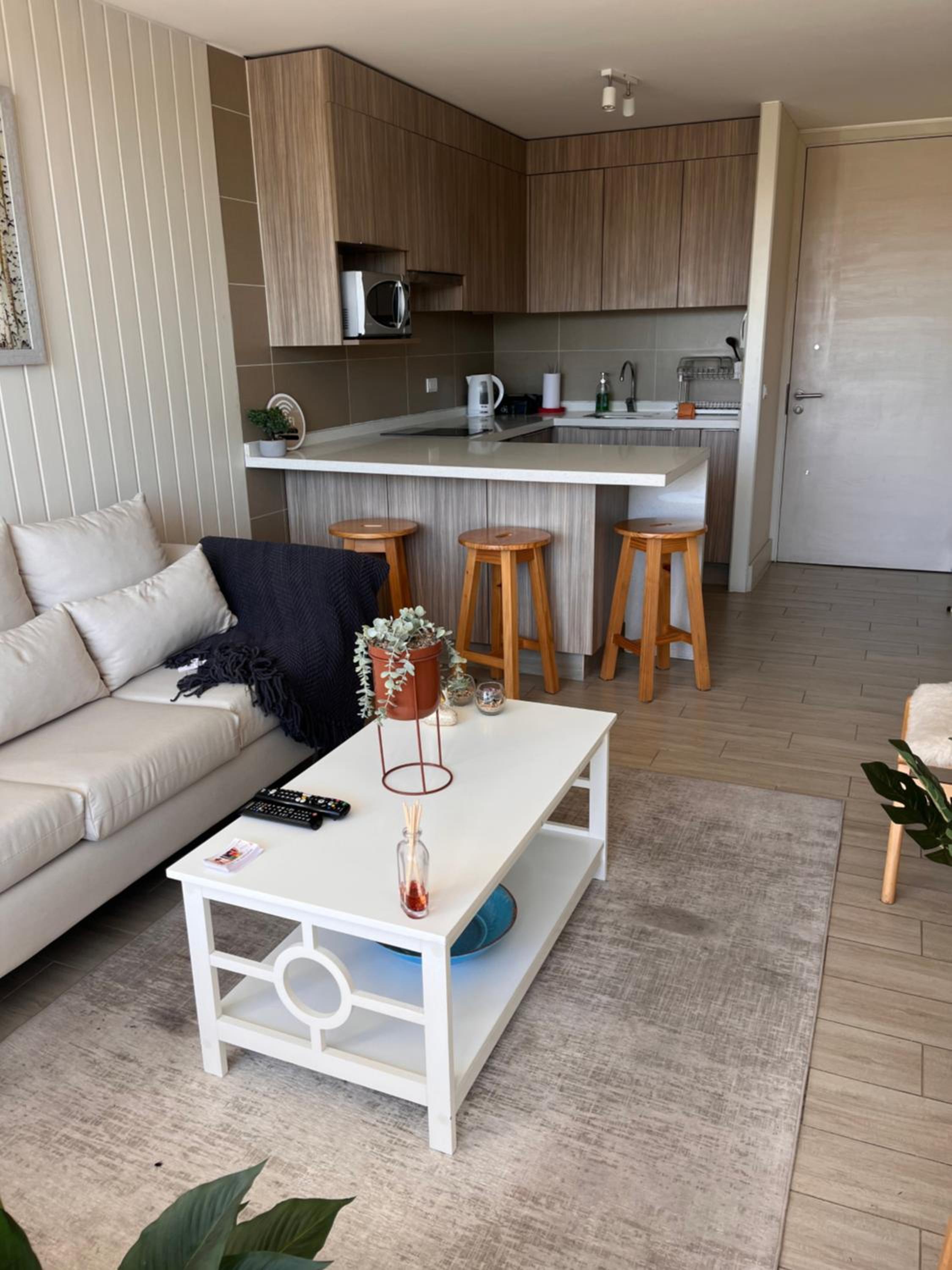Hermoso Depto 1 dormitorio y litera náutica con vista al lago y volcanes