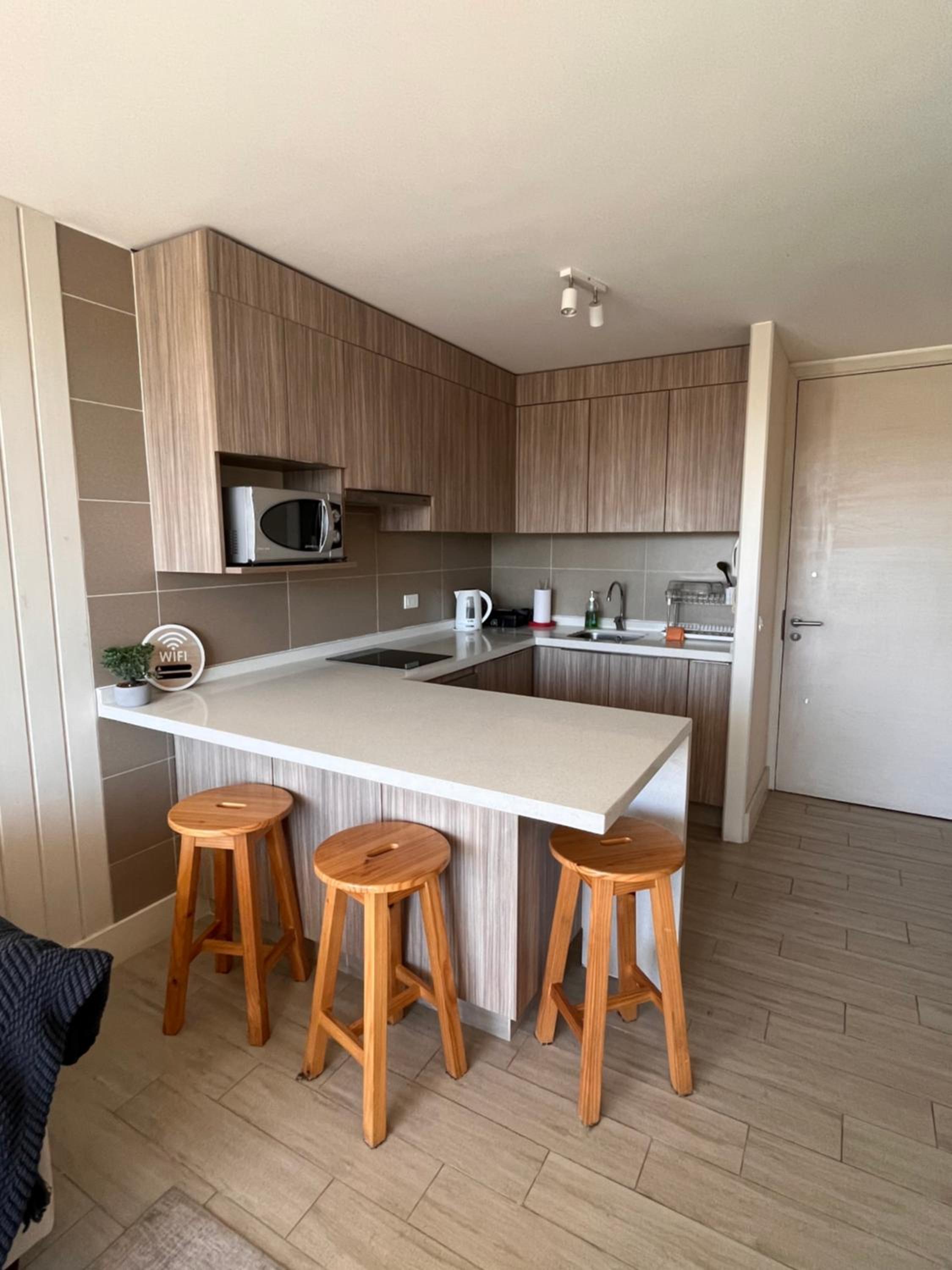 Hermoso Depto 1 dormitorio y litera náutica con vista al lago y volcanes