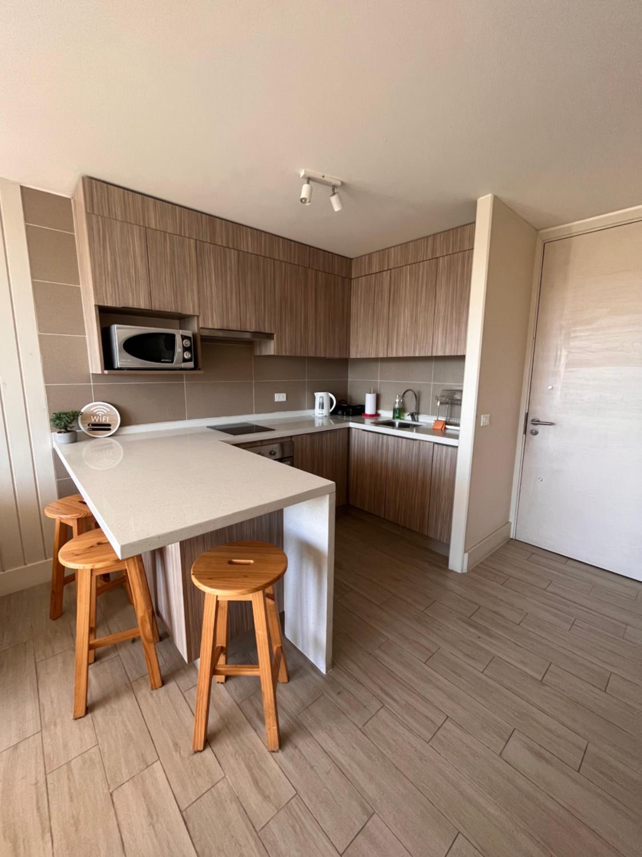 Hermoso Depto 1 dormitorio y litera náutica con vista al lago y volcanes