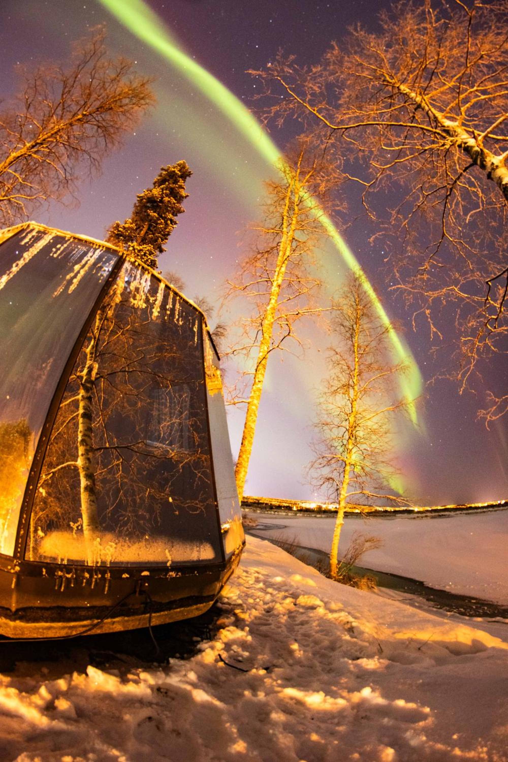 AuroraHut at Sauna Retreat