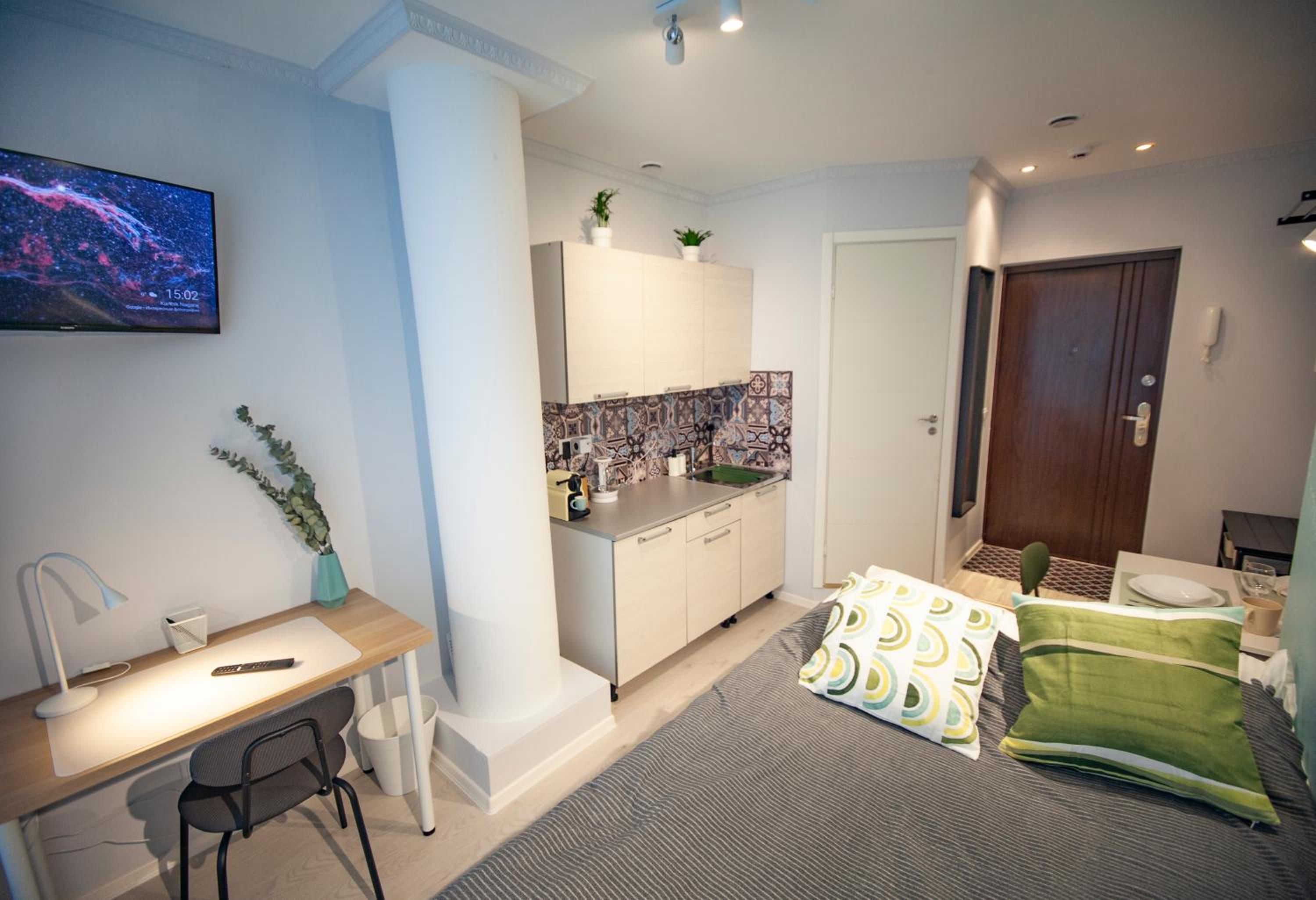 Cozy small studio in a heart of Tallinn Kunderi street view 2
