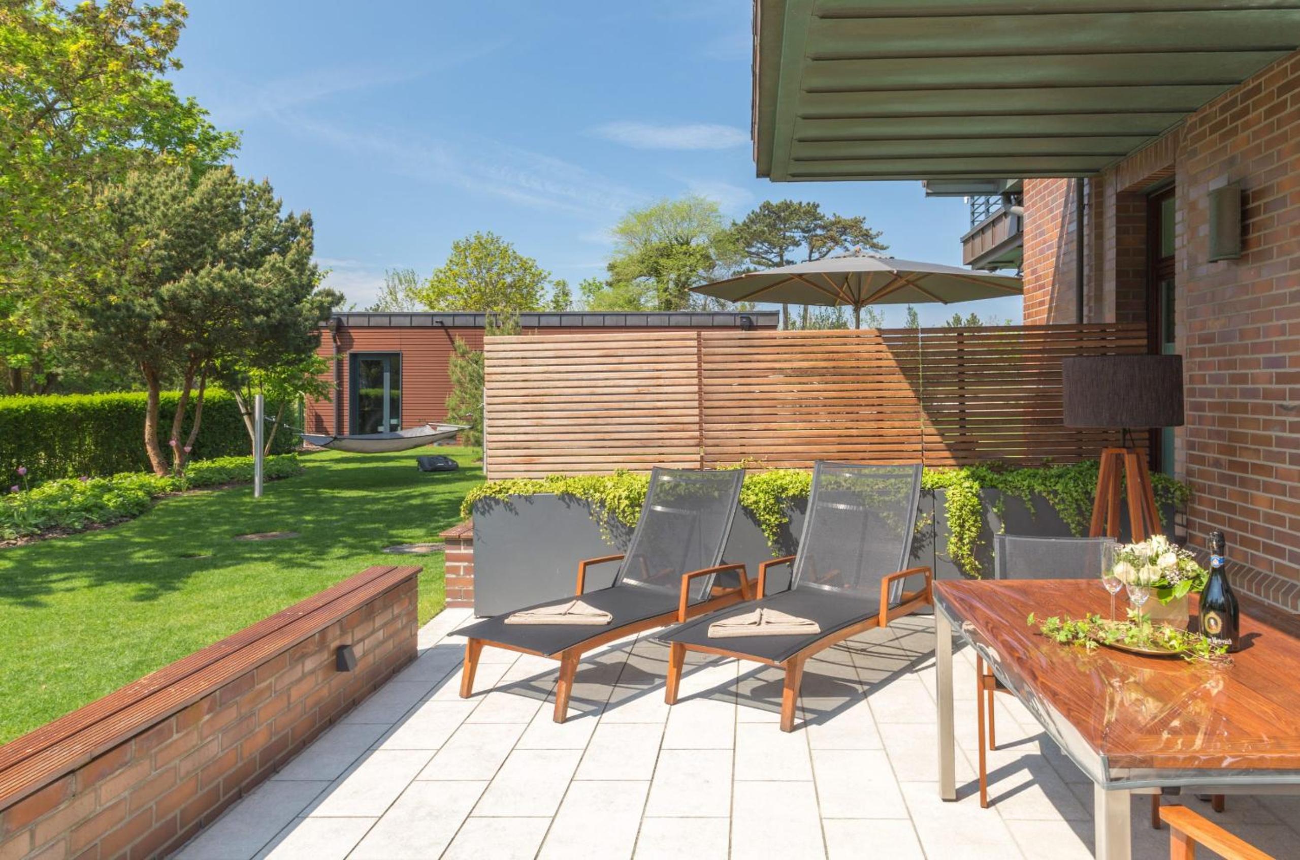 Villa Schmidt Apartments - Strandhaus direkt am Meer mit Sauna, Sport und Dünengarten - Studio