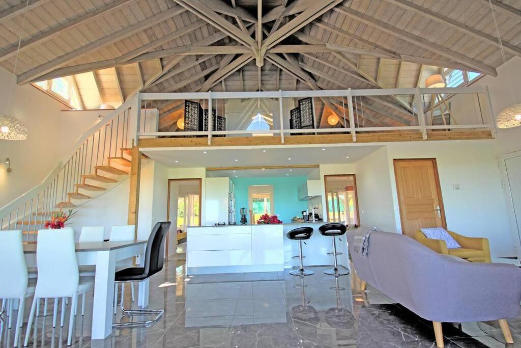 Villa vue champs de cannes