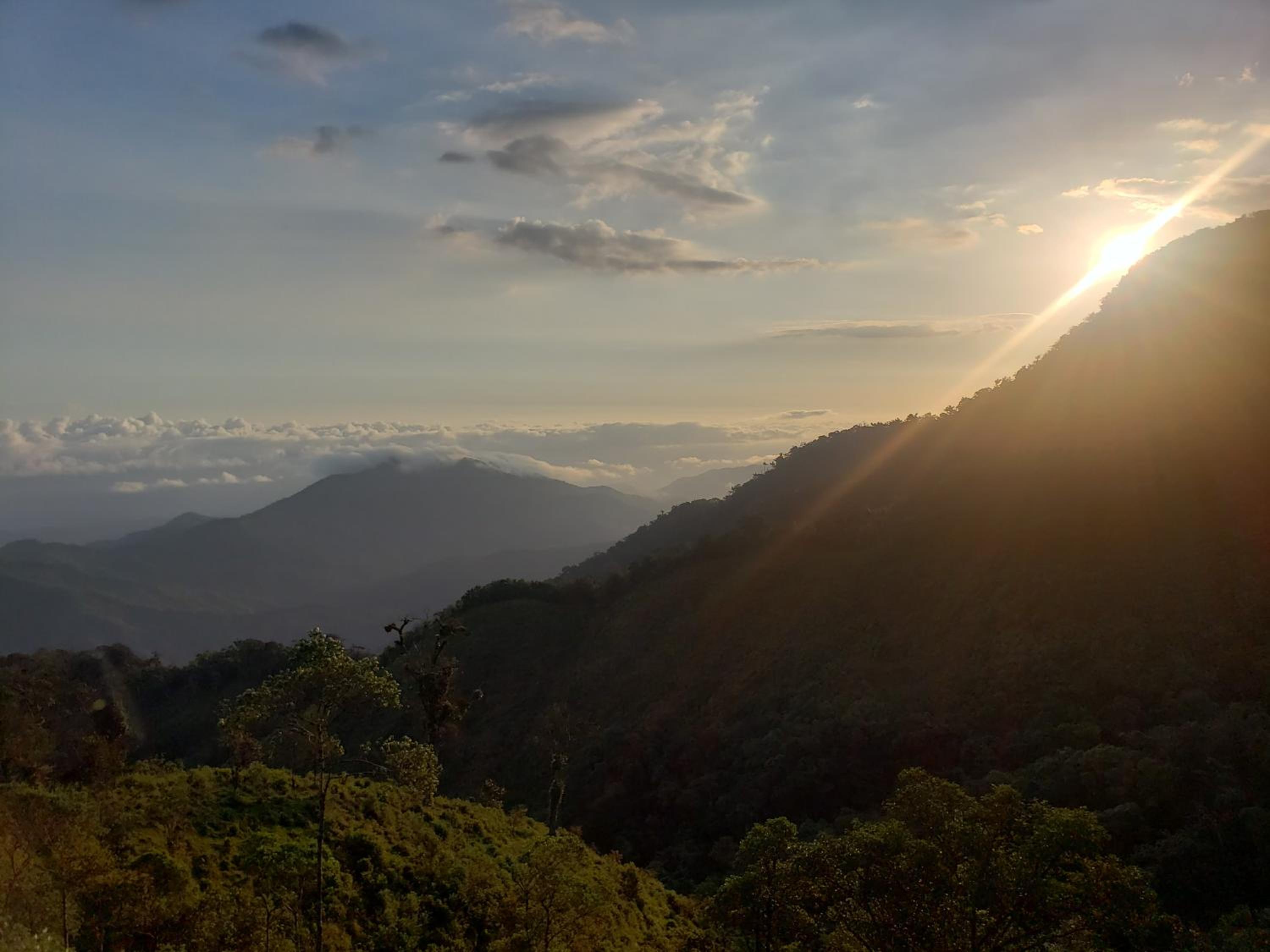 hiking in the mountains sierra nevada de santa marta