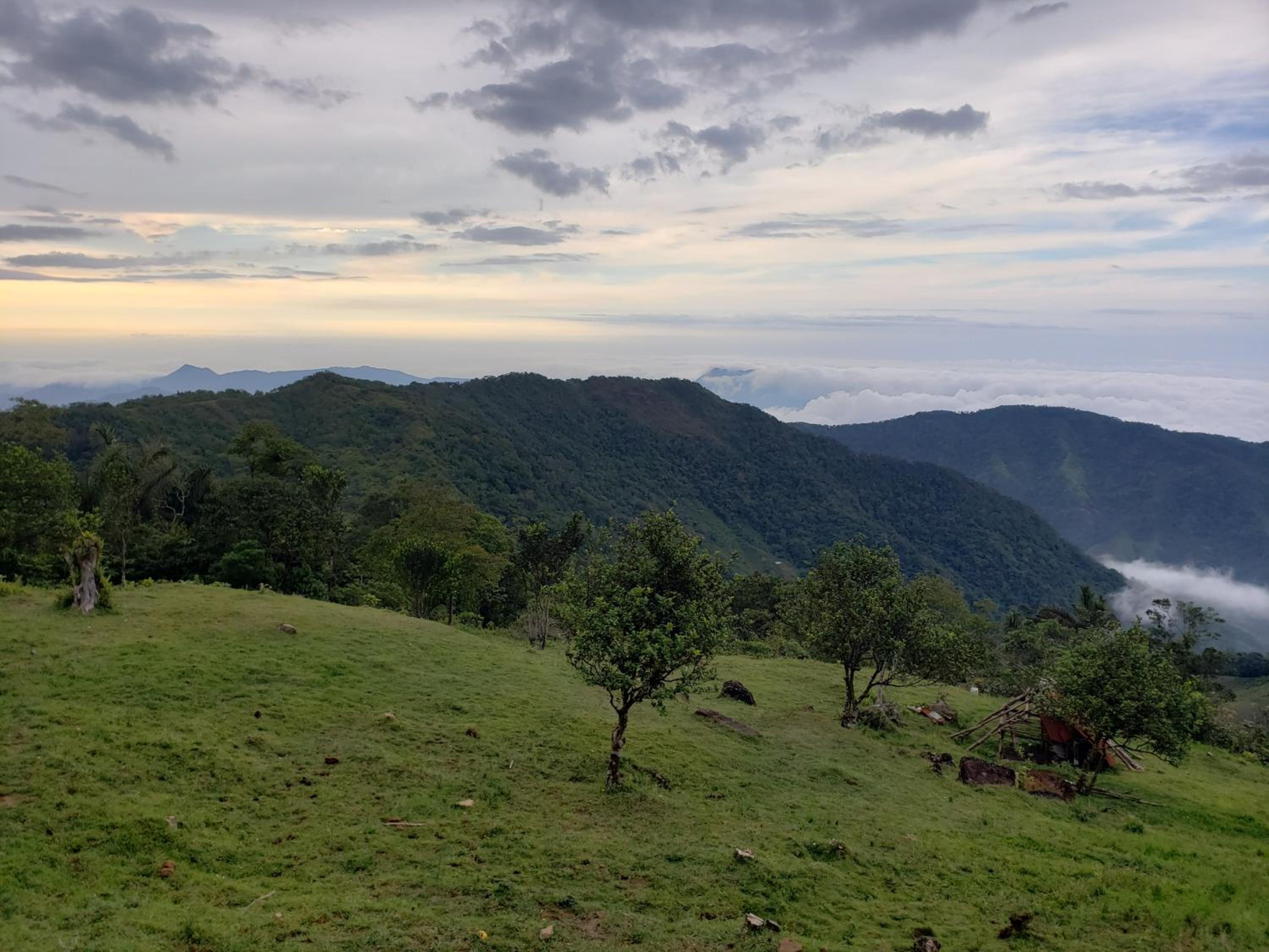 hiking in the mountains sierra nevada de santa marta