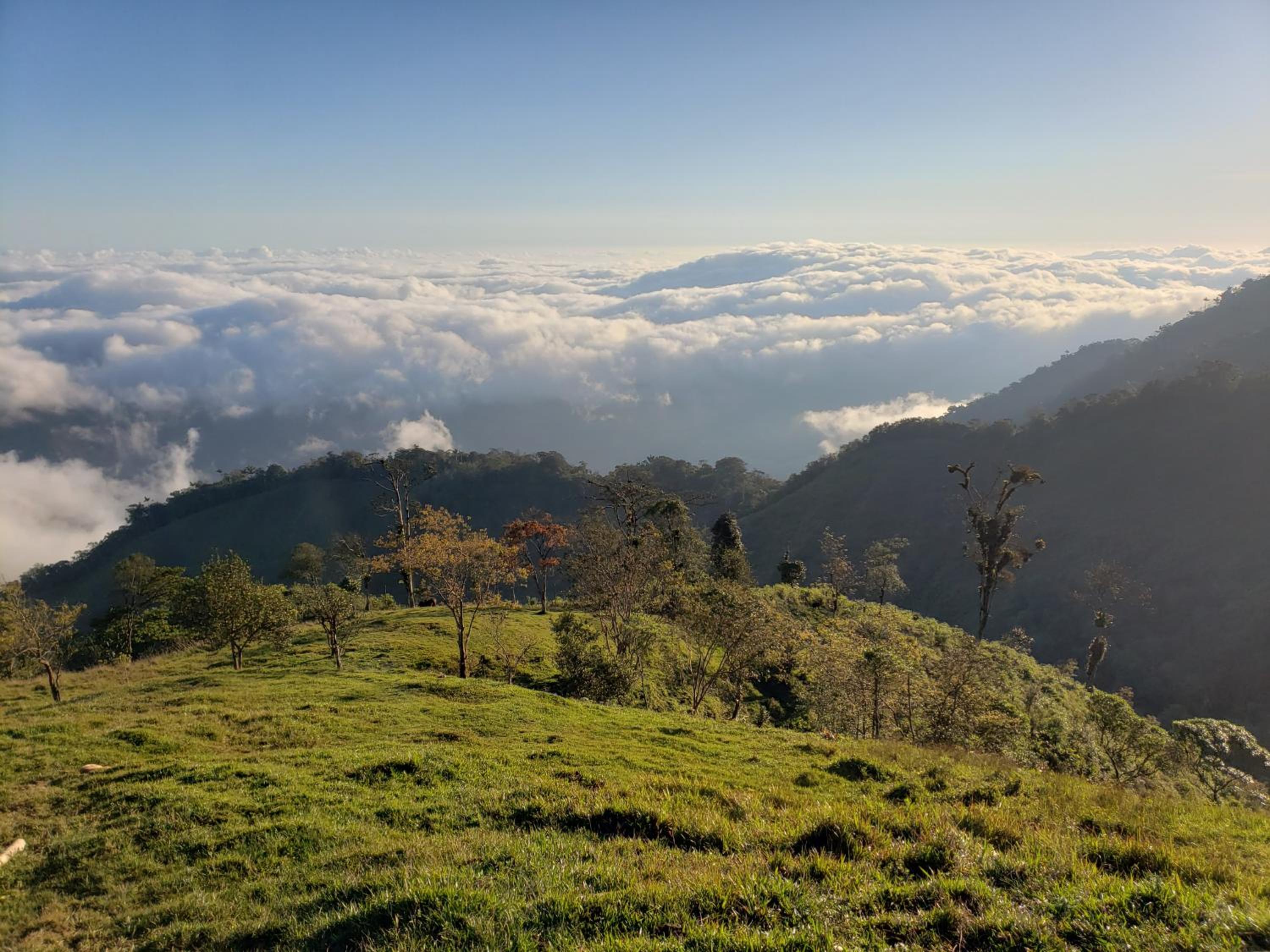 hiking in the mountains sierra nevada de santa marta