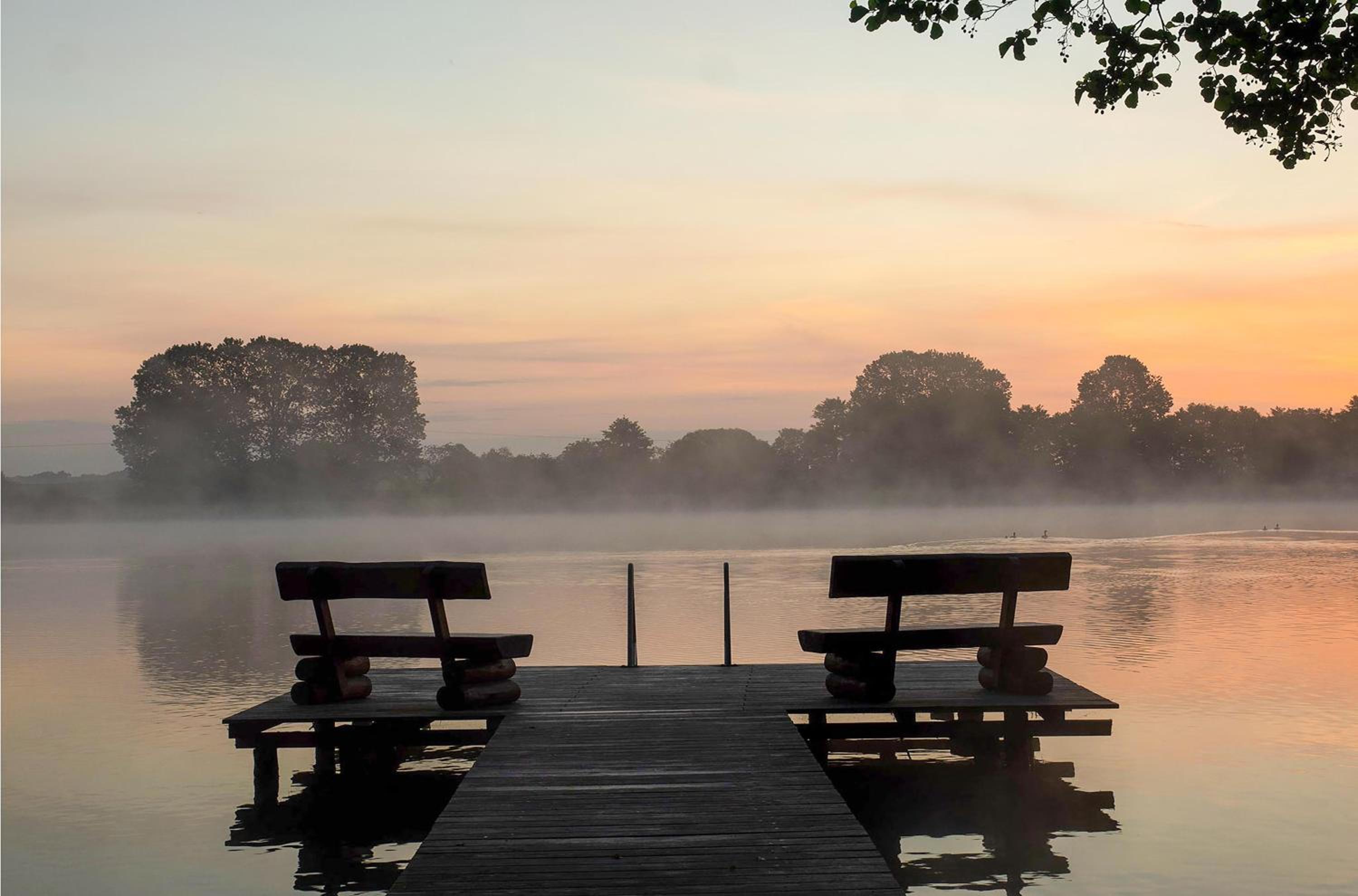 Schwan - Ferienwohnung am Loppiner See mit Terrasse und Sauna