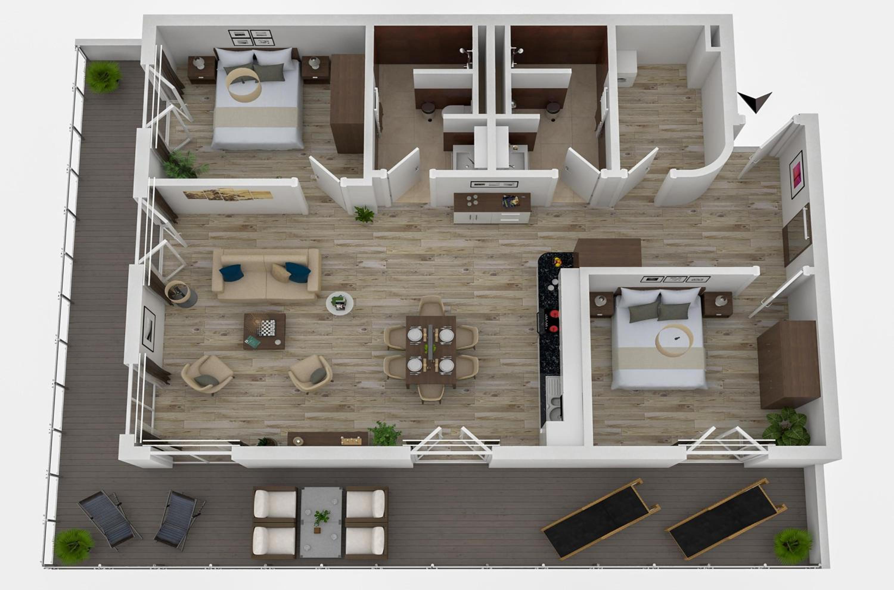 hotel room